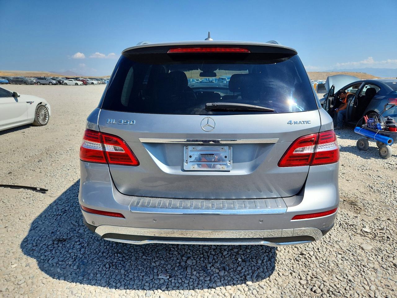 2012 Mercedes-benz Ml 350 4matic Silver vin: 4JGDA5HB8CA075640