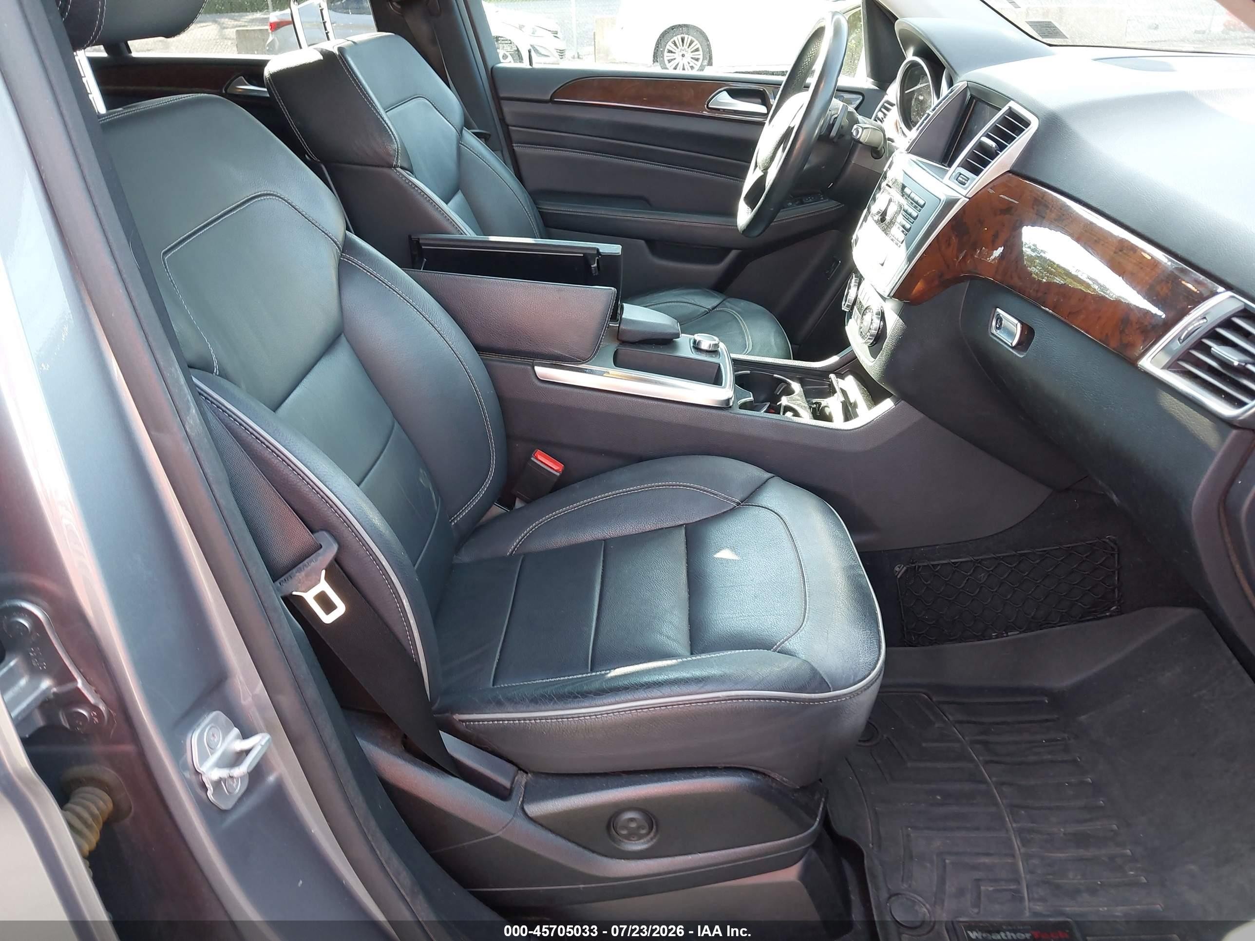 2012 Mercedes-benz Ml 350 4matic Gray vin: 4JGDA5HB8CA079297