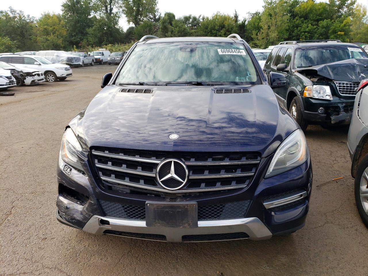 2012 Mercedes-benz Ml 350 4matic Blue vin: 4JGDA5HB8CA088100