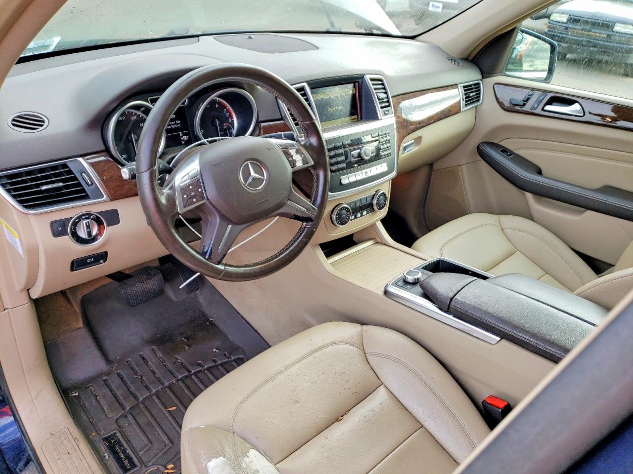 2012 Mercedes-benz Ml 350 4matic Blue vin: 4JGDA5HB8CA088100
