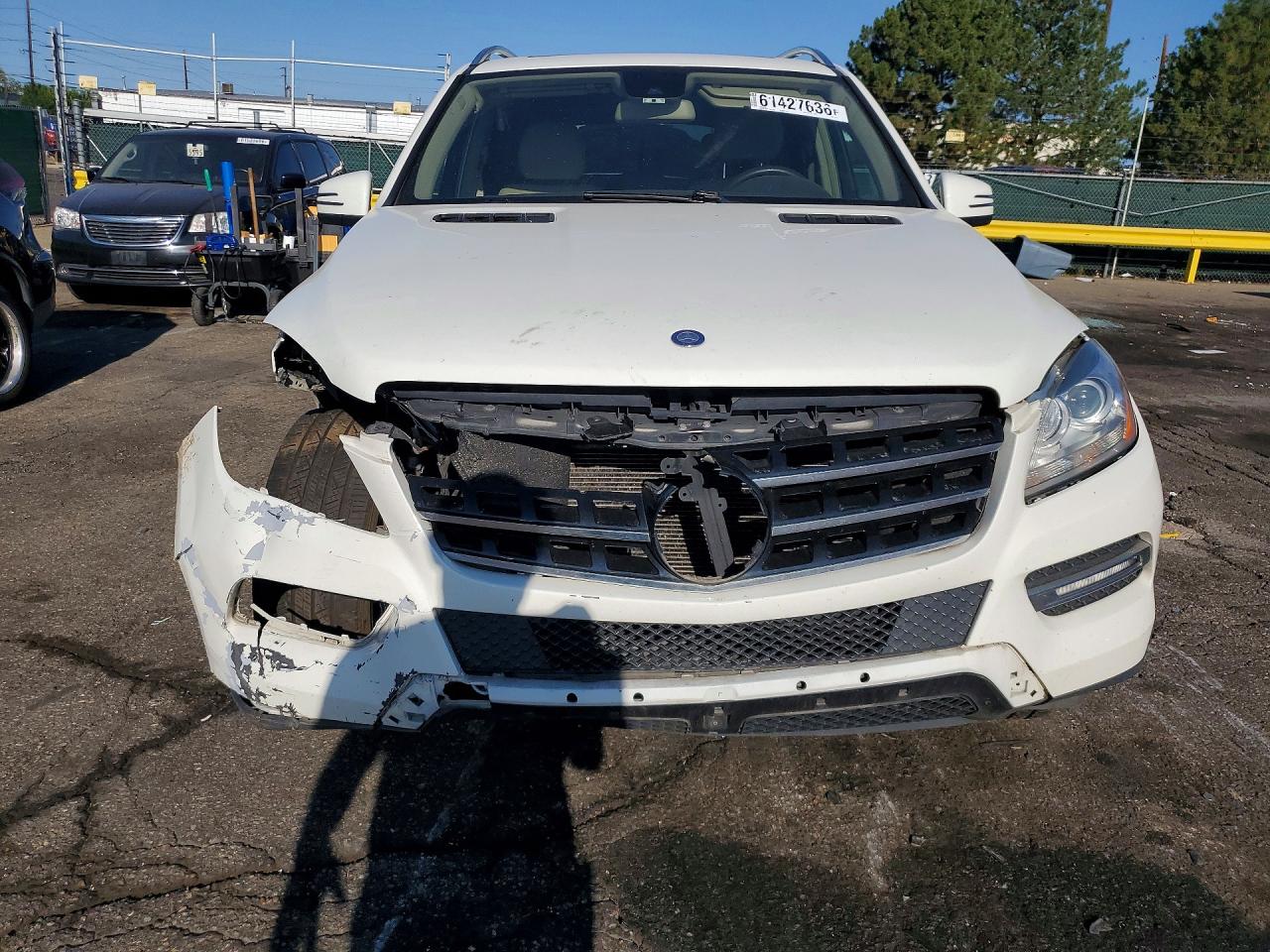2013 Mercedes-benz Ml 350 4matic Белый vin: 4JGDA5HB8DA126104
