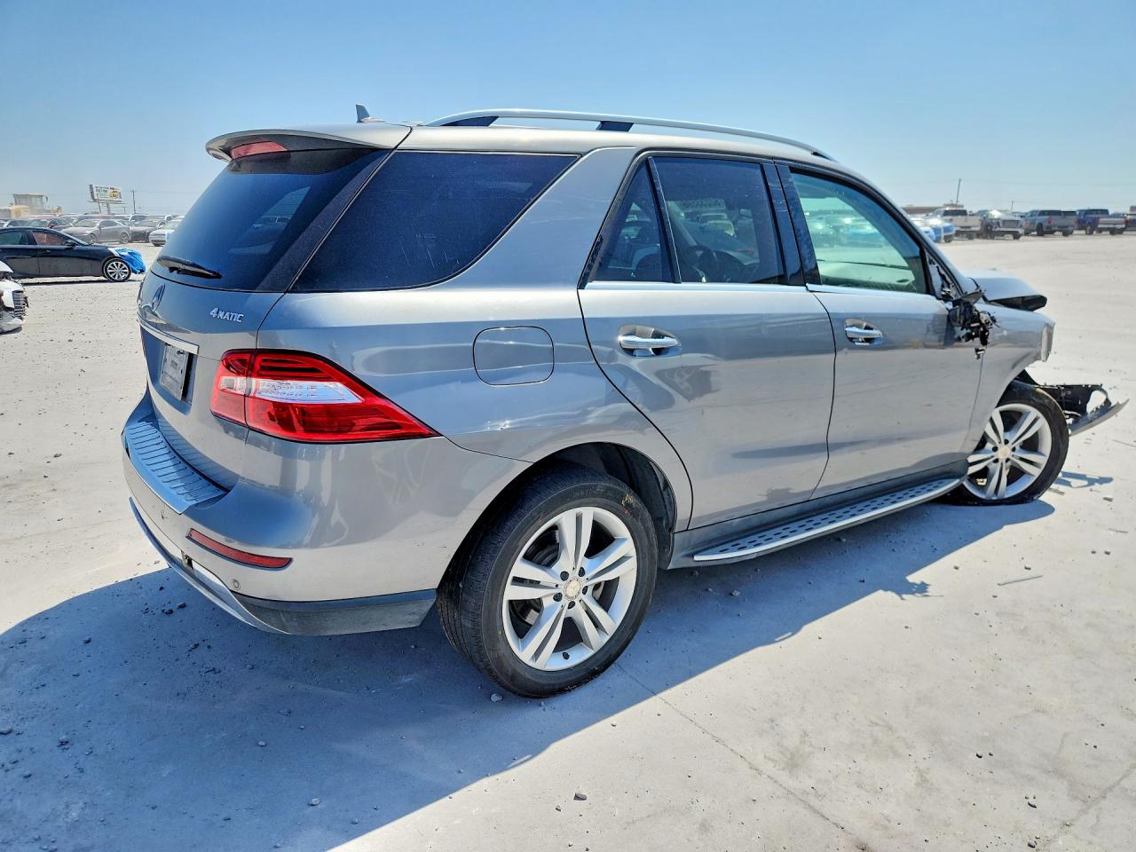 2013 Mercedes-benz Ml 350 4matic Silver vin: 4JGDA5HB8DA135952
