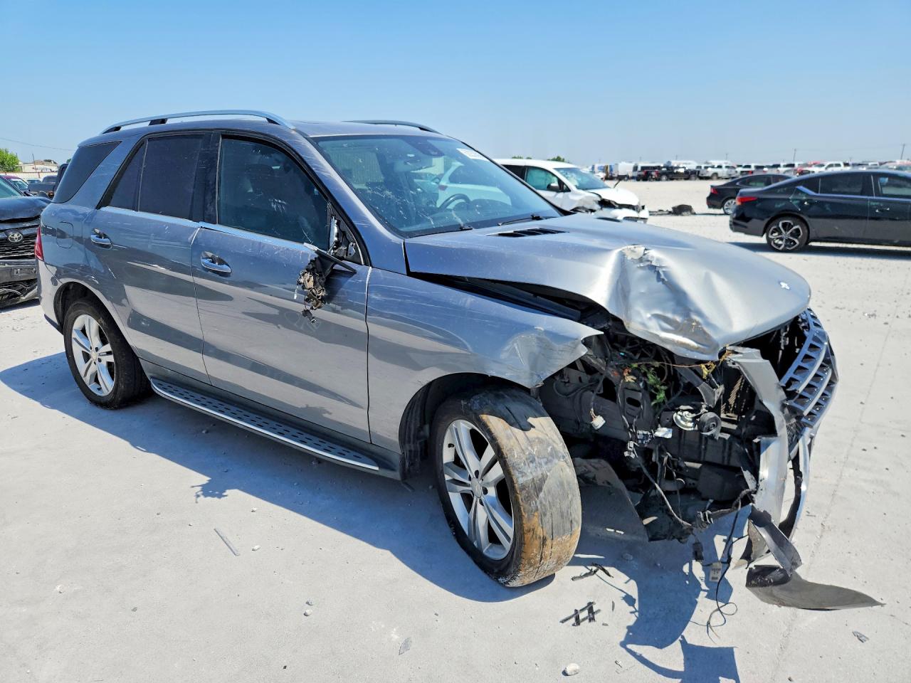 2013 Mercedes-benz Ml 350 4matic Silver vin: 4JGDA5HB8DA135952