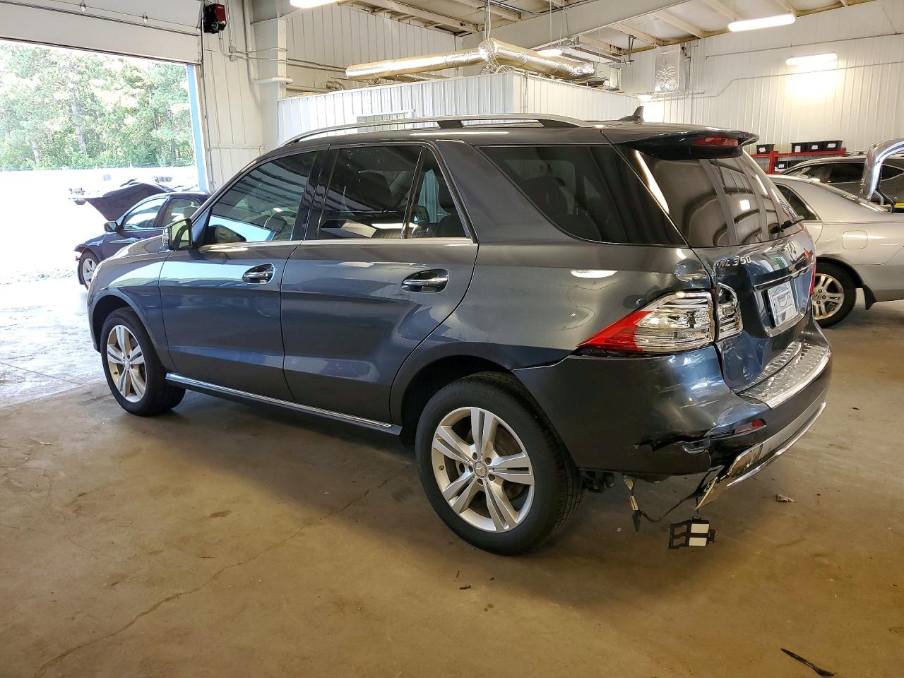 2013 Mercedes-benz Ml 350 4matic Gray vin: 4JGDA5HB8DA174153