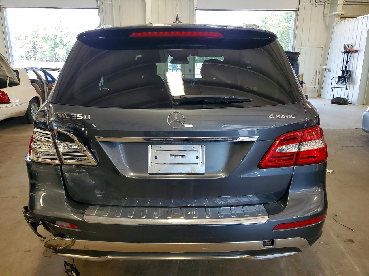 2013 Mercedes-benz Ml 350 4matic Gray vin: 4JGDA5HB8DA174153