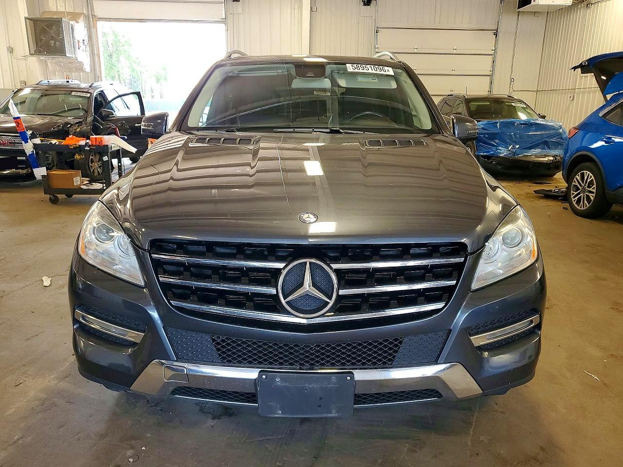 2013 Mercedes-benz Ml 350 4matic Gray vin: 4JGDA5HB8DA174153