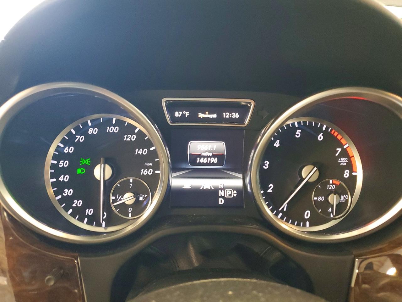 2013 Mercedes-benz Ml 350 4matic Gray vin: 4JGDA5HB8DA174153