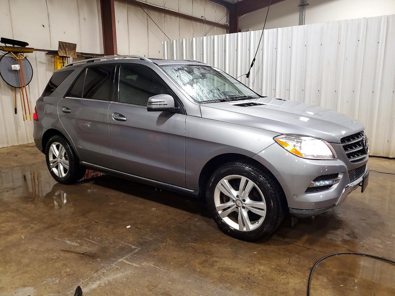 2013 Mercedes-benz Ml 350 4matic Gray vin: 4JGDA5HB8DA231208
