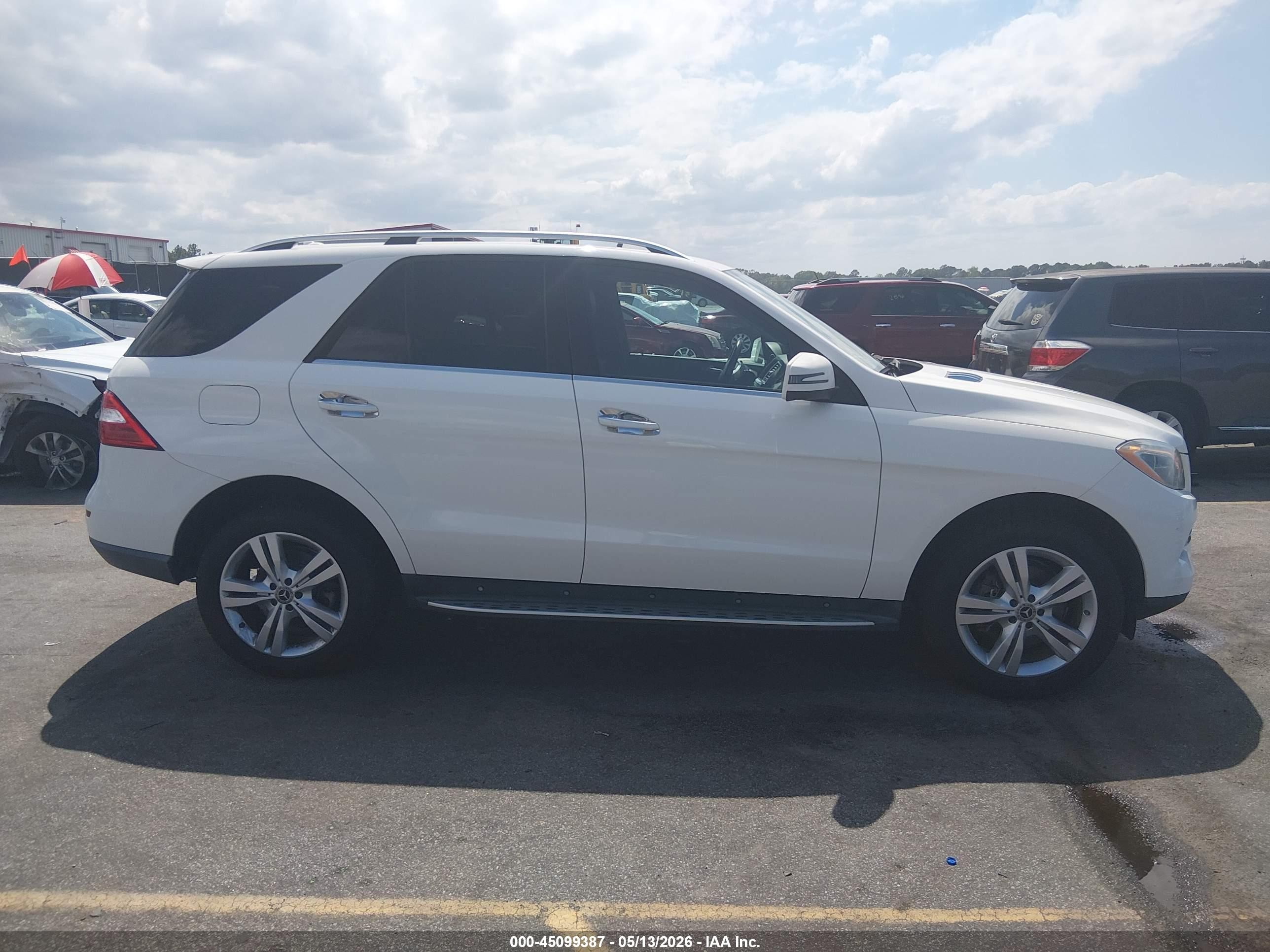 2014 Mercedes-benz Ml 350 4matic Белый vin: 4JGDA5HB8EA279616