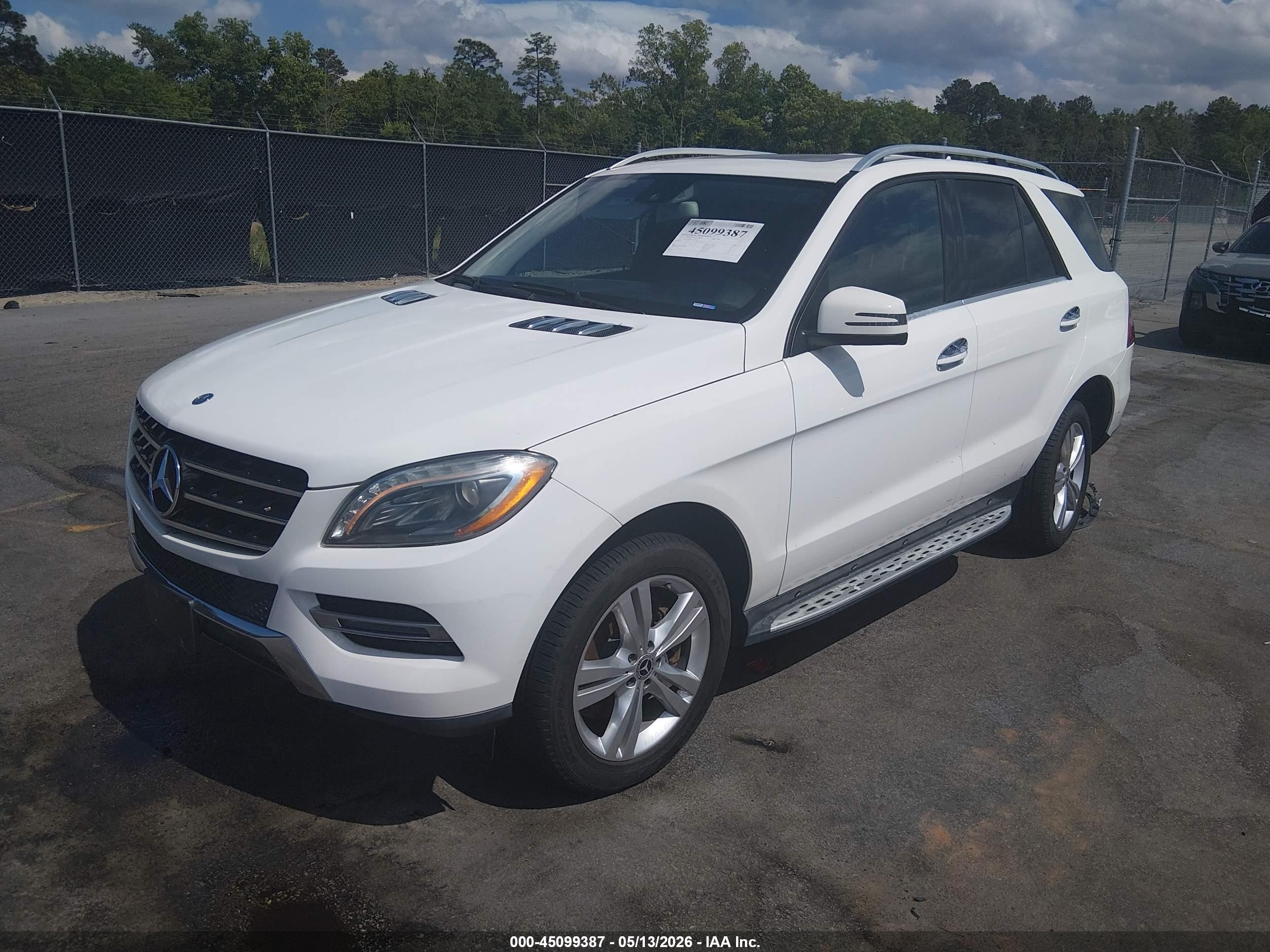 2014 Mercedes-benz Ml 350 4matic Белый vin: 4JGDA5HB8EA279616