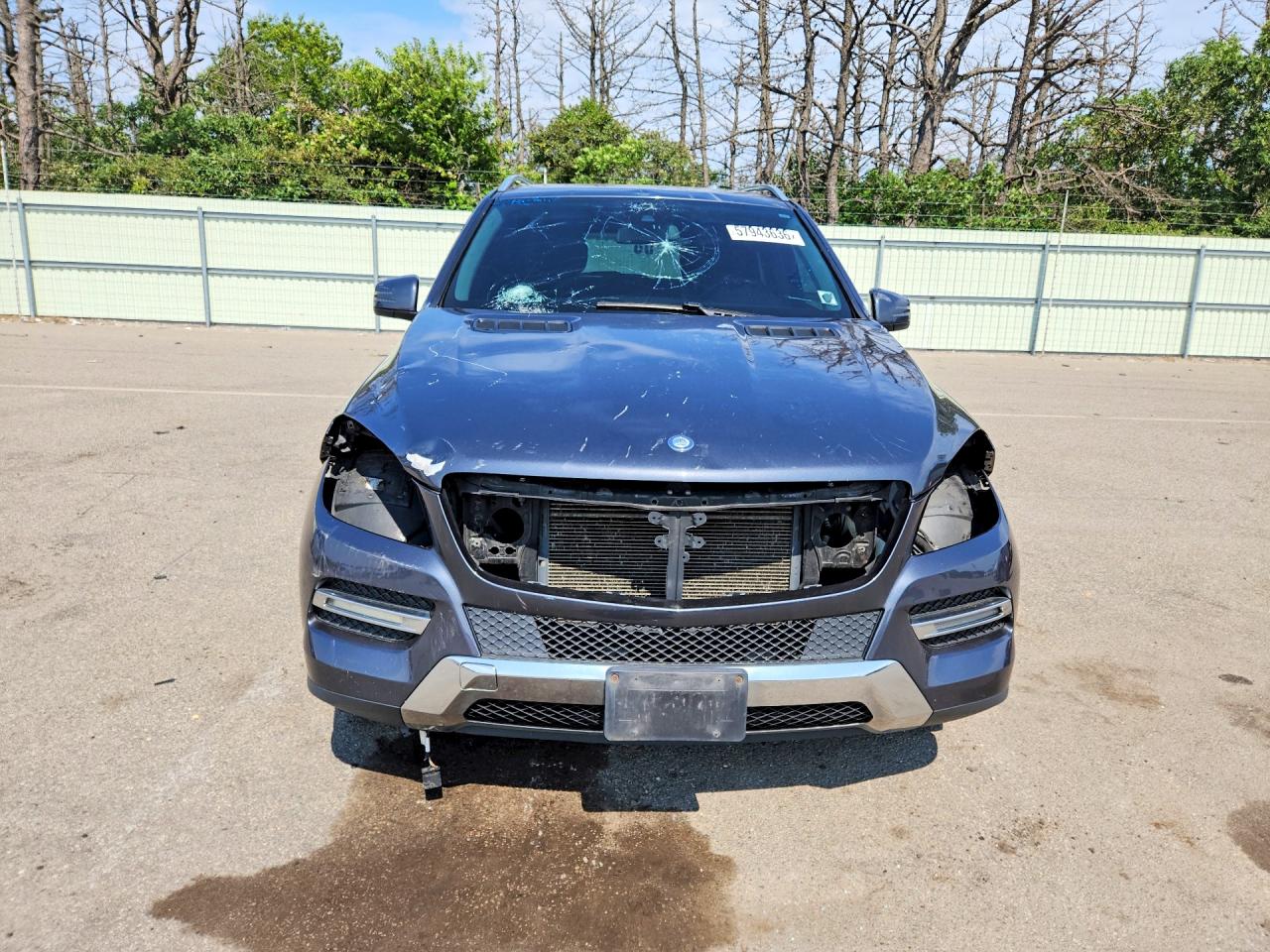 2014 Mercedes-benz Ml 350 4matic Gray vin: 4JGDA5HB8EA319323