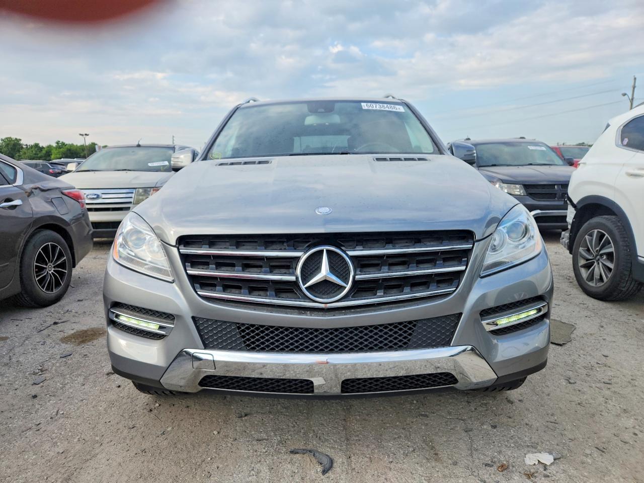 2014 Mercedes-benz Ml 350 4matic Gray vin: 4JGDA5HB8EA381370