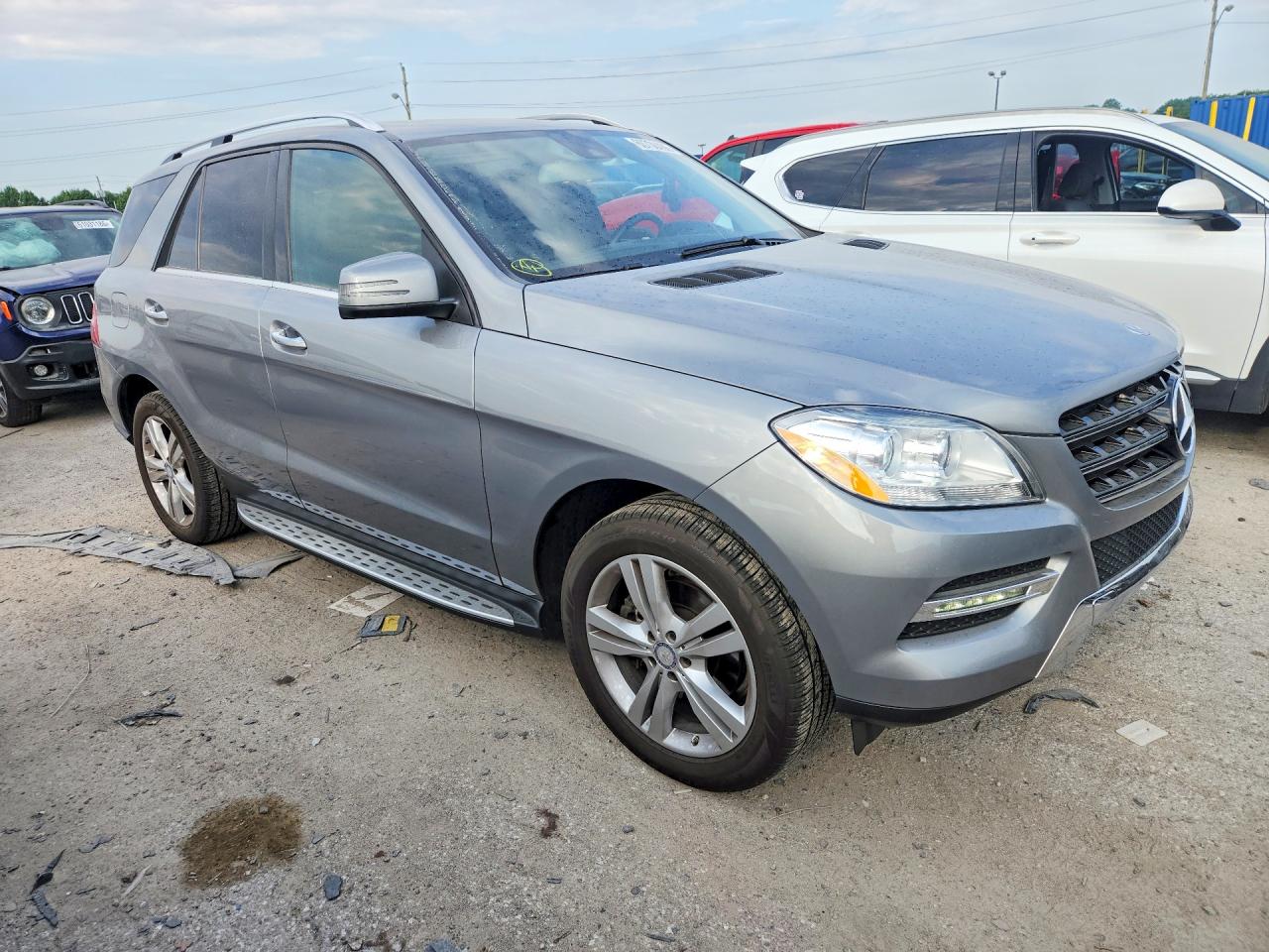 2014 Mercedes-benz Ml 350 4matic Gray vin: 4JGDA5HB8EA381370