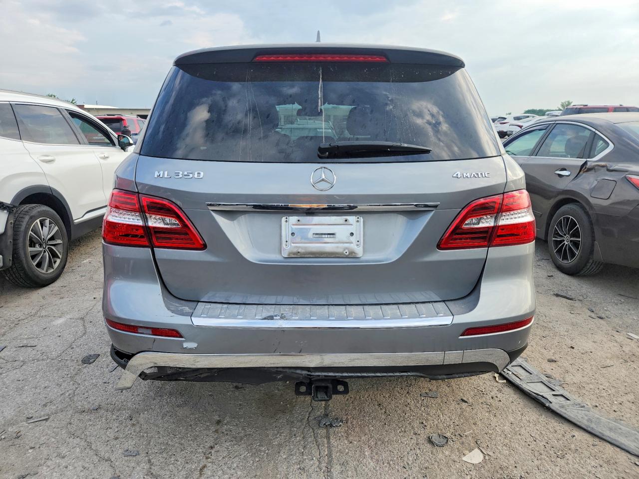 2014 Mercedes-benz Ml 350 4matic Gray vin: 4JGDA5HB8EA381370