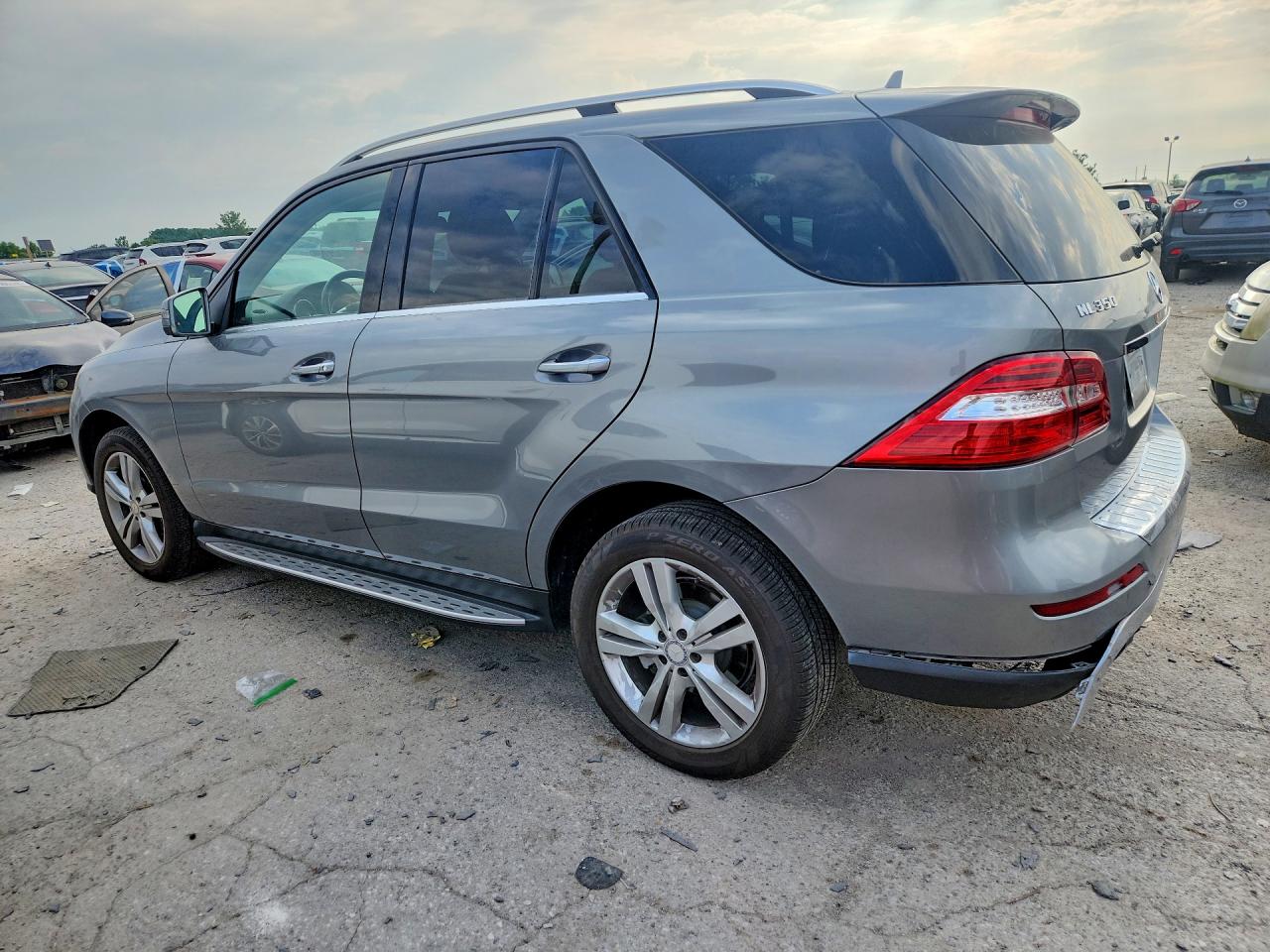 2014 Mercedes-benz Ml 350 4matic Gray vin: 4JGDA5HB8EA381370