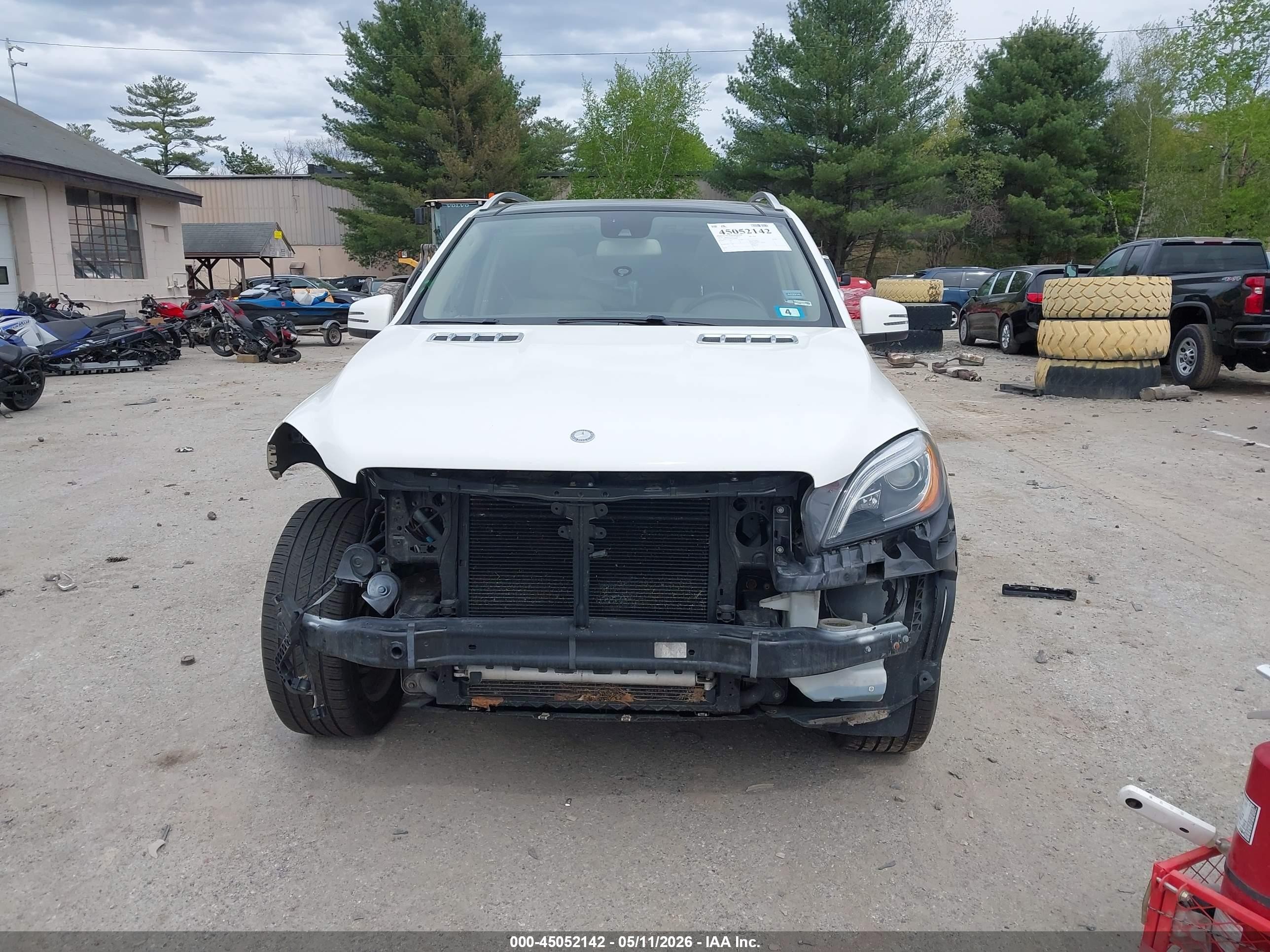 2014 Mercedes-benz Ml 350 4matic White vin: 4JGDA5HB8EA406462