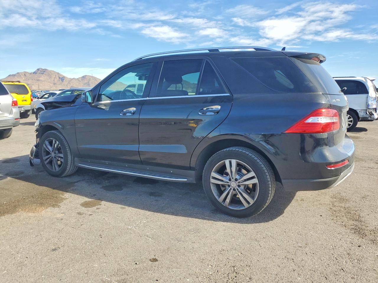 2014 Mercedes-benz Ml 350 4matic Black vin: 4JGDA5HB8EA415579