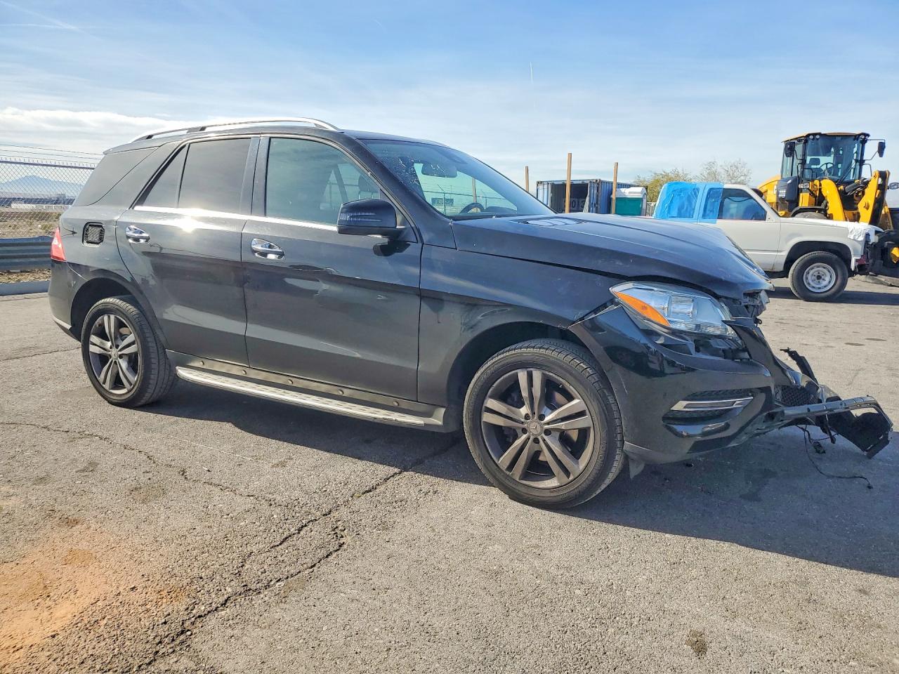 2014 Mercedes-benz Ml 350 4matic Black vin: 4JGDA5HB8EA415579