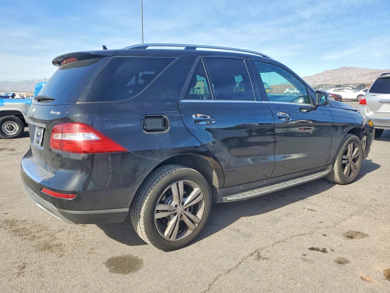 2014 Mercedes-benz Ml 350 4matic Black vin: 4JGDA5HB8EA415579