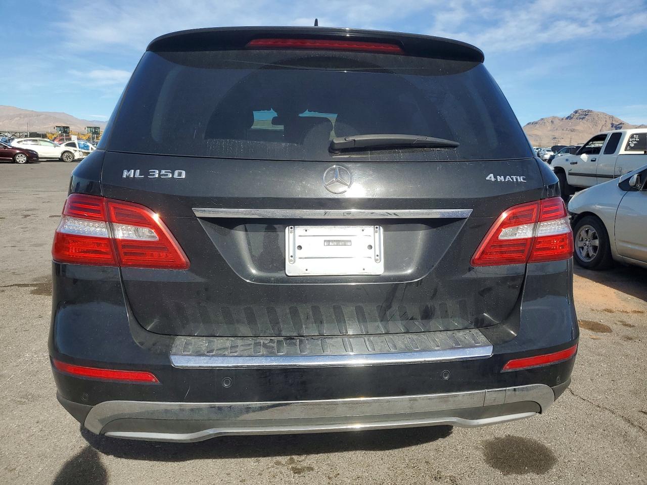 2014 Mercedes-benz Ml 350 4matic Black vin: 4JGDA5HB8EA415579