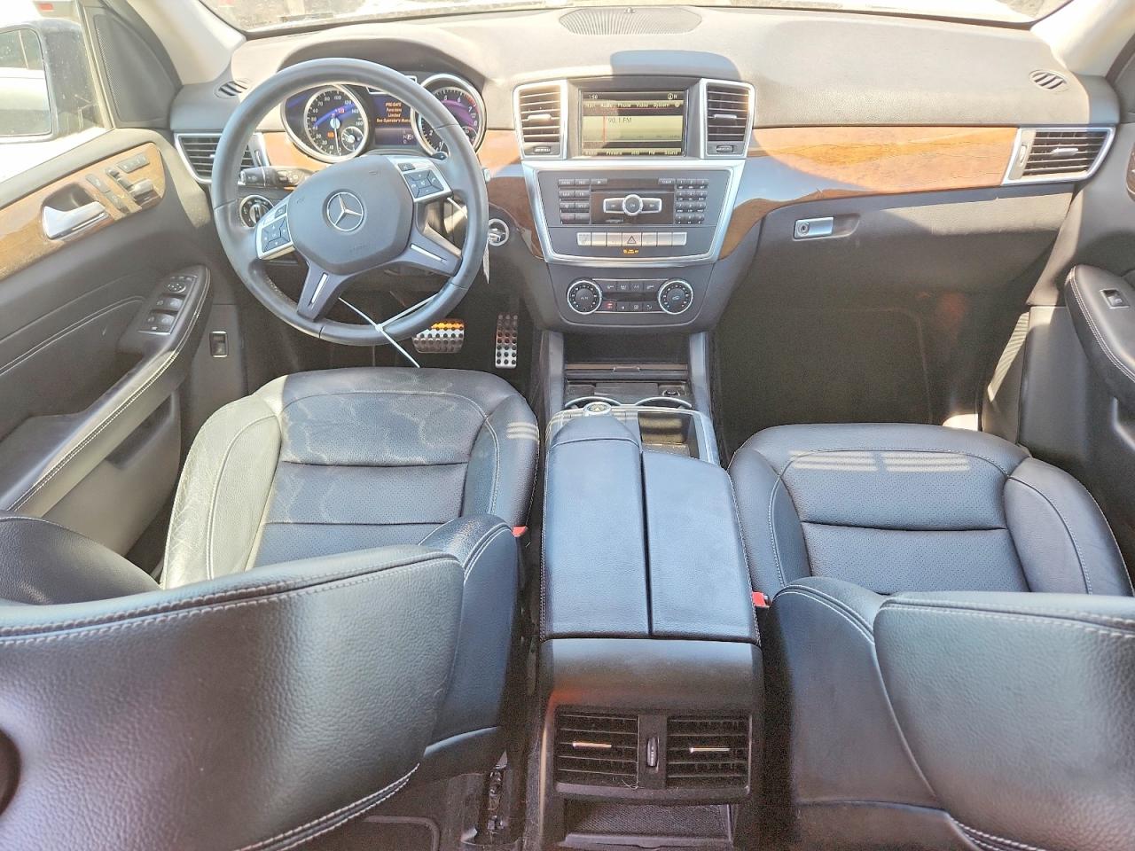2014 Mercedes-benz Ml 350 4matic Gray vin: 4JGDA5HB8EA424637