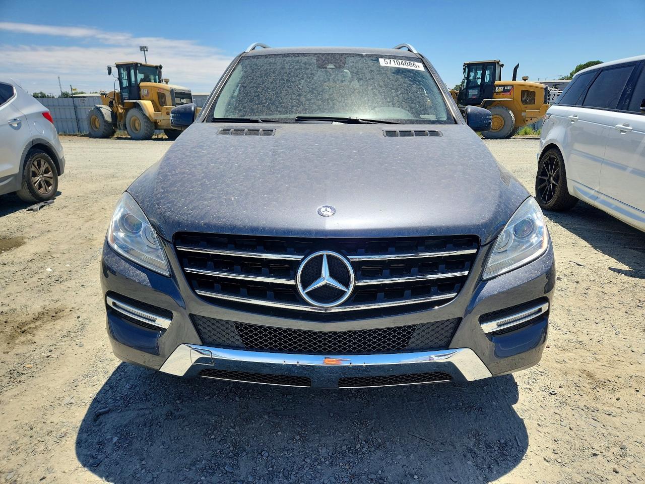 2014 Mercedes-benz Ml 350 4matic Gray vin: 4JGDA5HB8EA424637