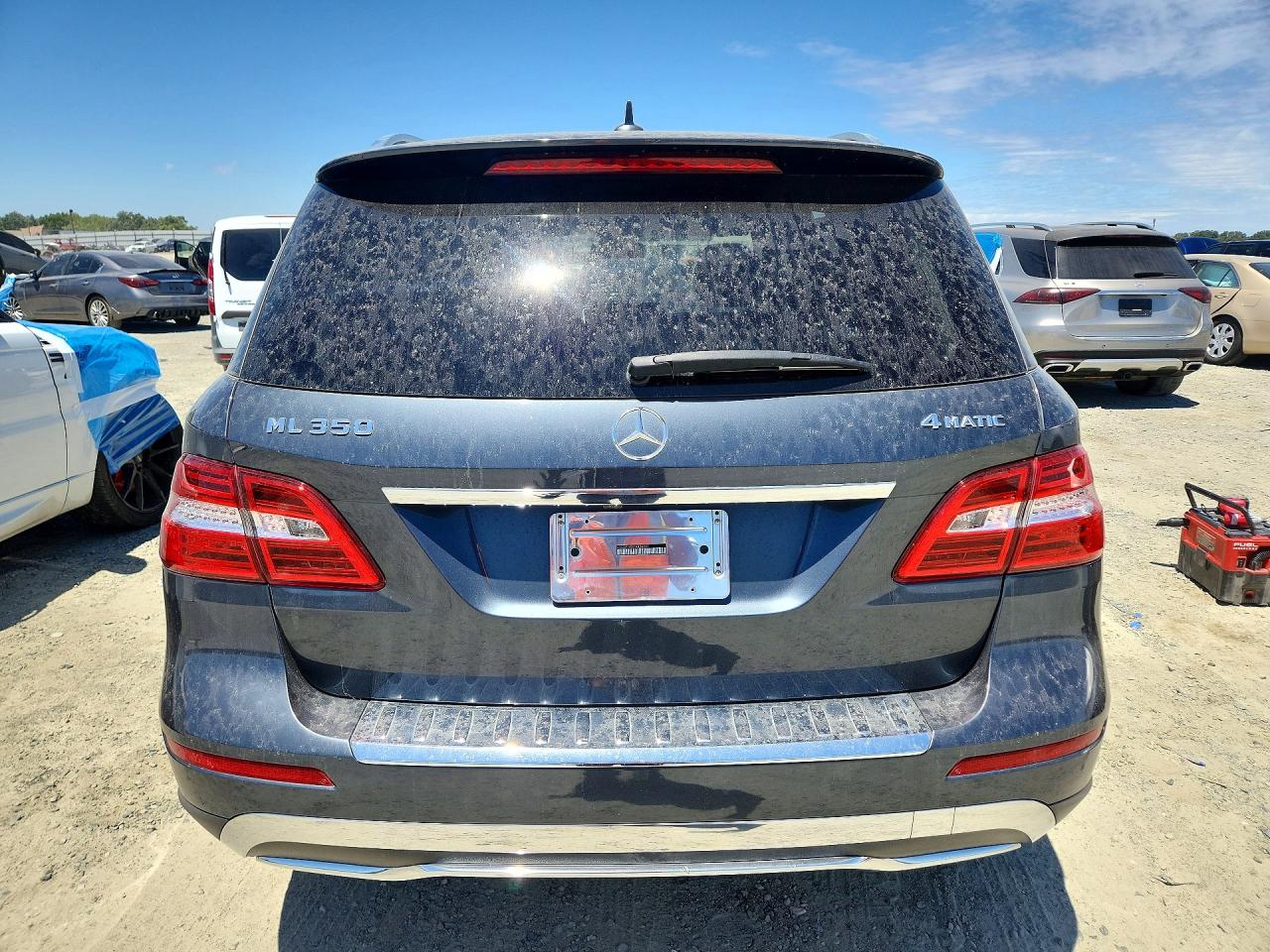 2014 Mercedes-benz Ml 350 4matic Gray vin: 4JGDA5HB8EA424637