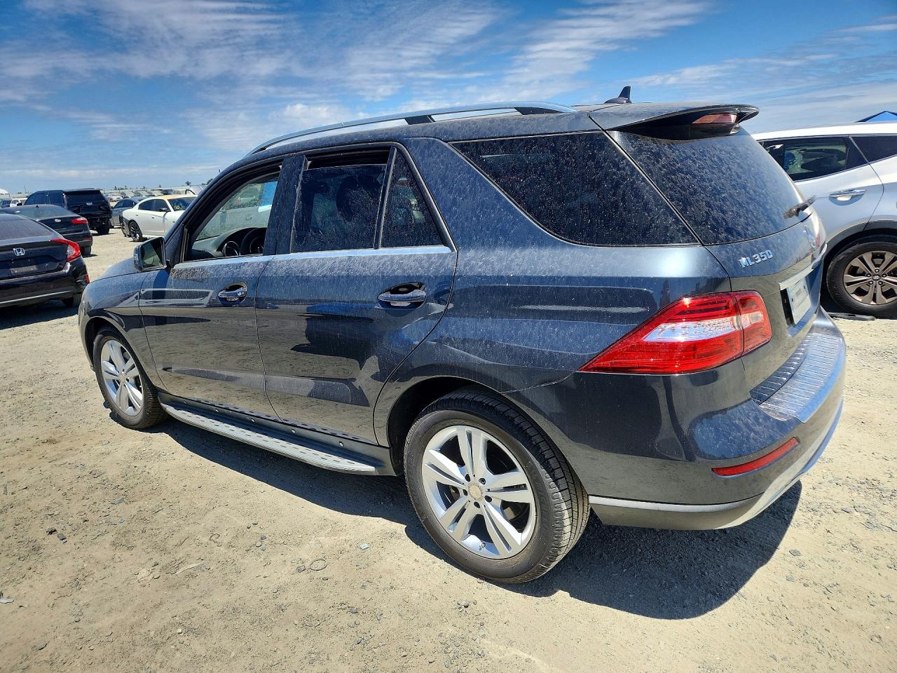 2014 Mercedes-benz Ml 350 4matic Gray vin: 4JGDA5HB8EA424637