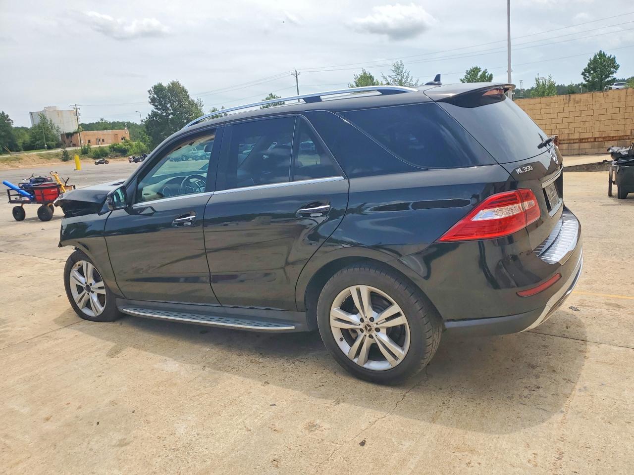 2015 Mercedes-benz Ml 350 4matic Black vin: 4JGDA5HB8FA471541