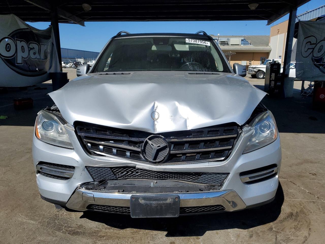2015 Mercedes-benz Ml 350 4matic Silver vin: 4JGDA5HB8FA484970