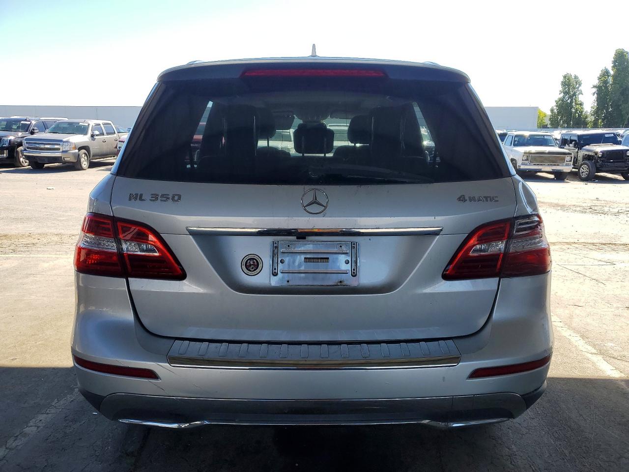 2015 Mercedes-benz Ml 350 4matic Silver vin: 4JGDA5HB8FA484970