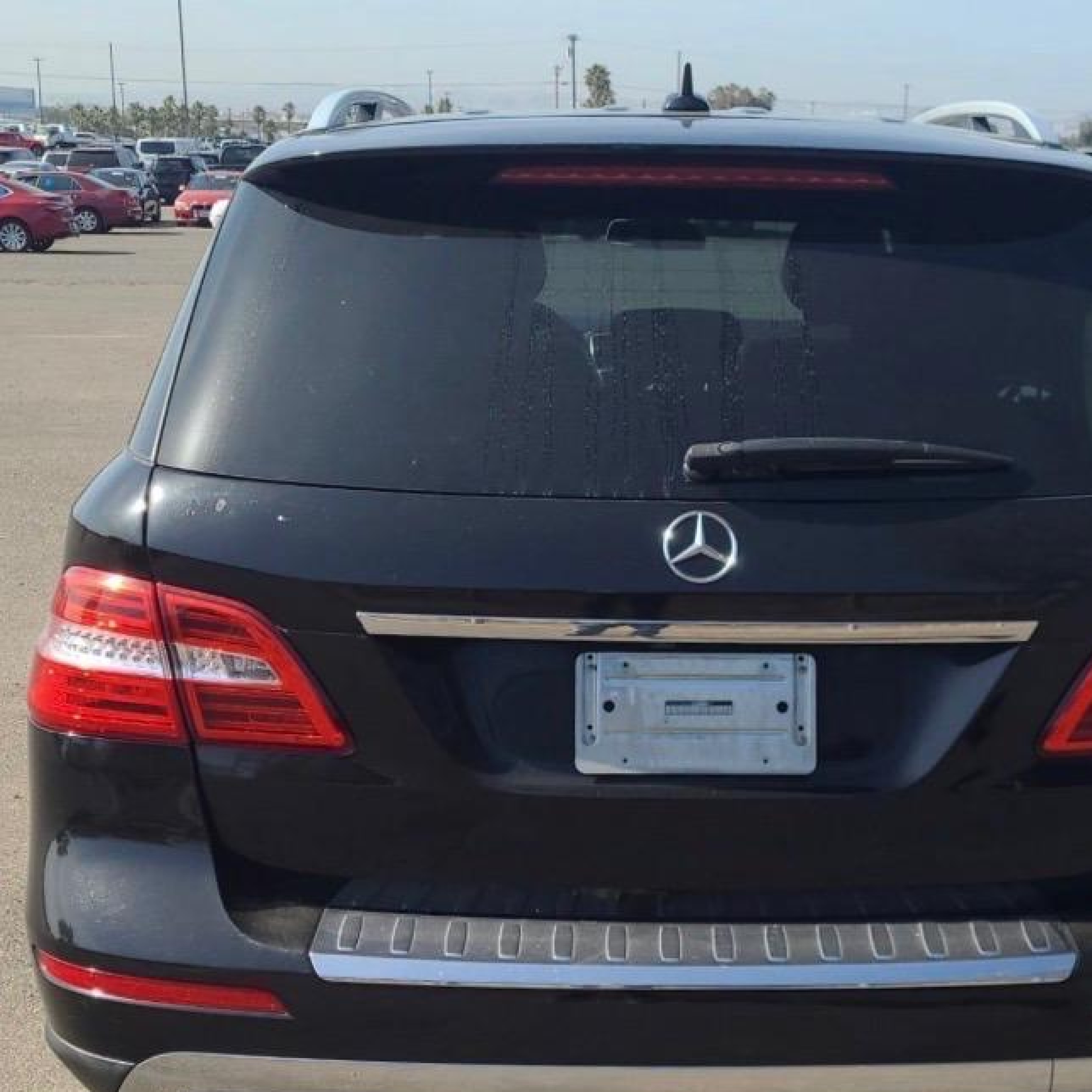 2015 Mercedes-benz Ml 350 4matic Black vin: 4JGDA5HB8FA516672