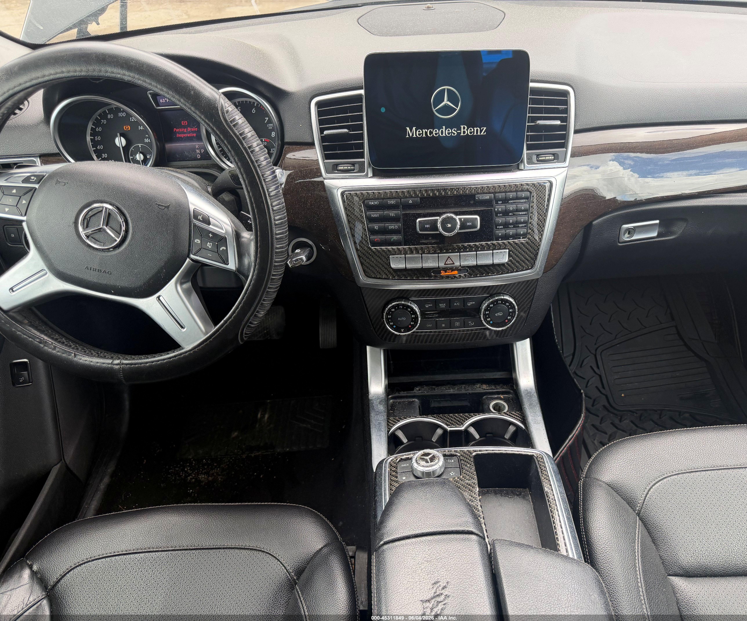 2015 Mercedes-benz Ml 350 4matic Black vin: 4JGDA5HB8FA516672
