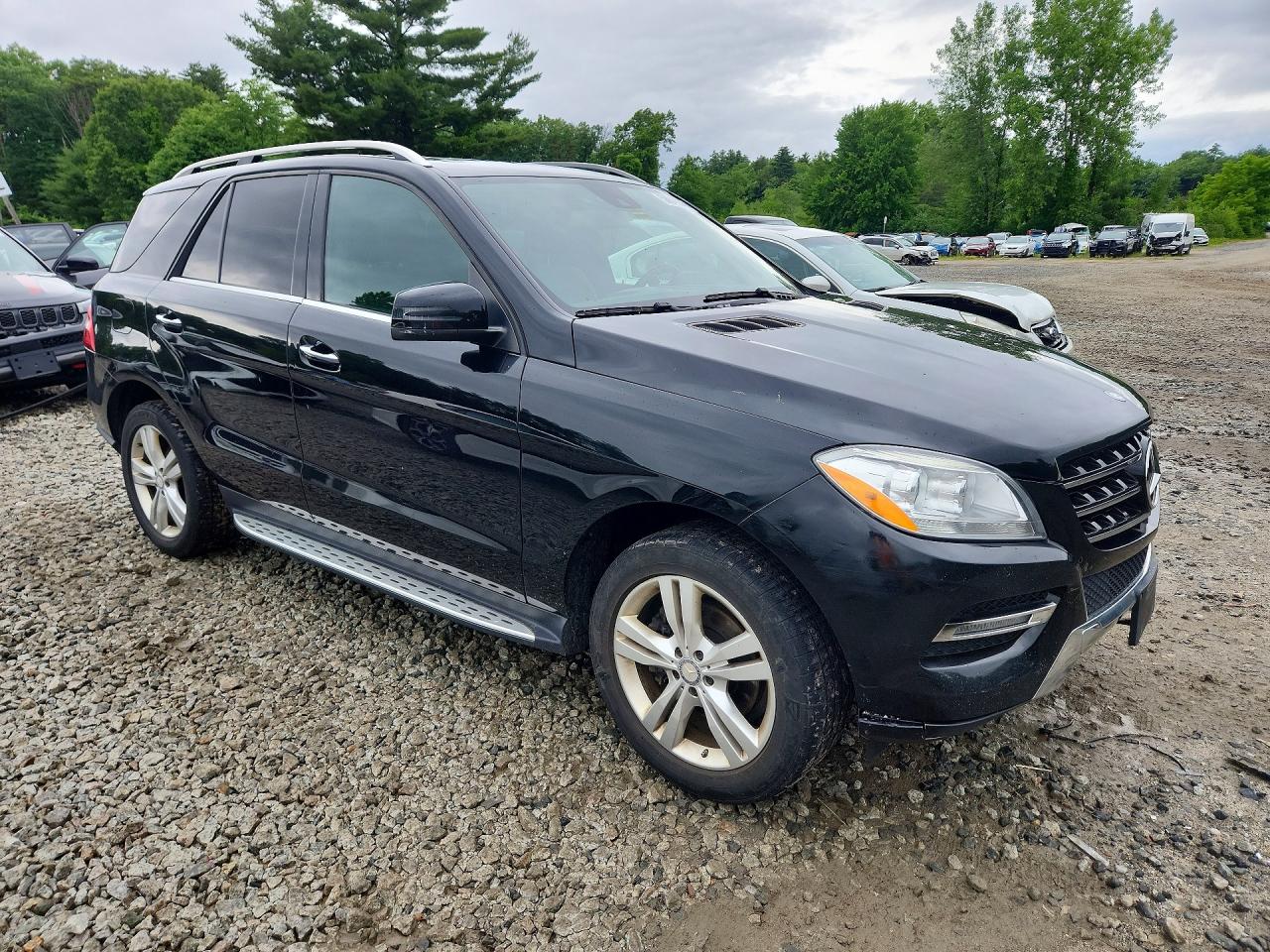 2015 Mercedes-benz Ml 350 4matic Black vin: 4JGDA5HB8FA562955