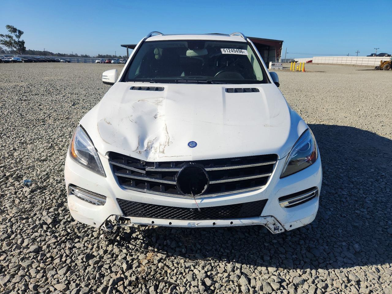 2015 Mercedes-benz Ml 350 4matic White vin: 4JGDA5HB8FA592716