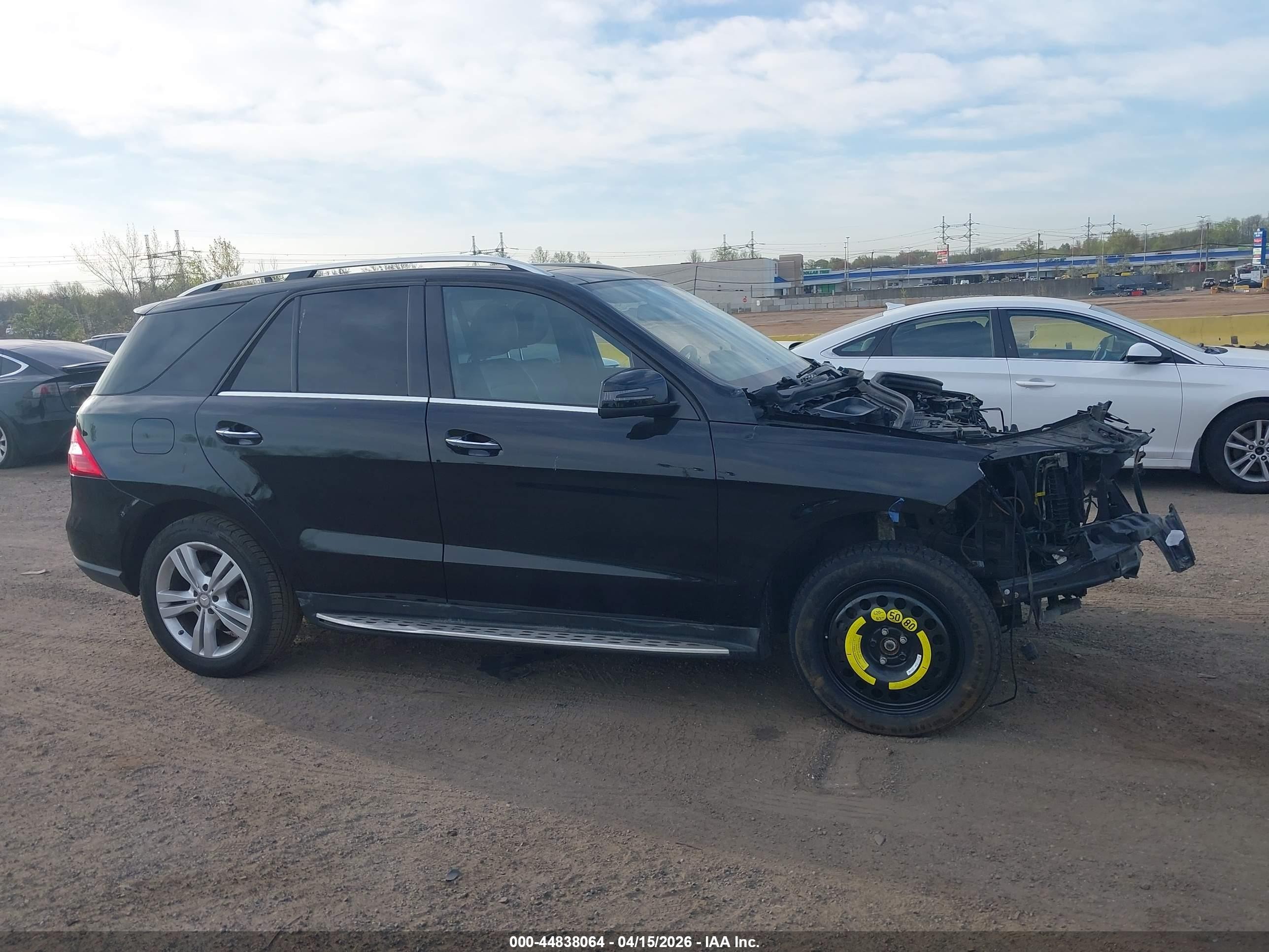 2015 Mercedes-benz Ml 350 4matic Black vin: 4JGDA5HB8FA599827