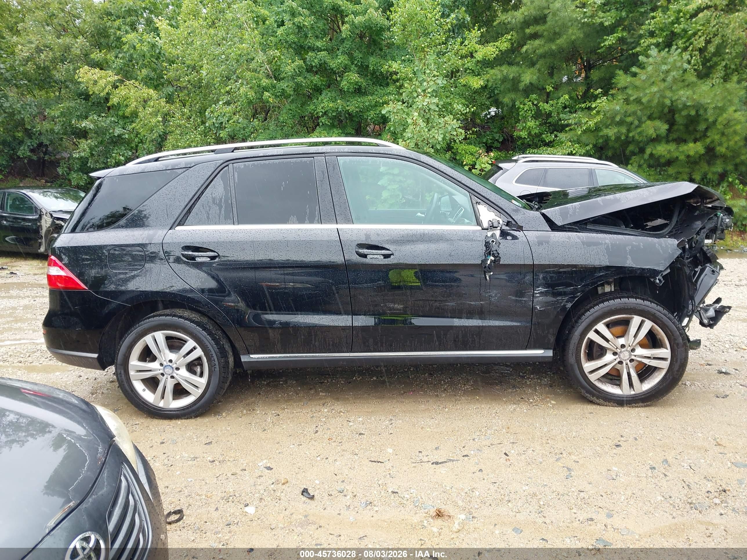 2015 Mercedes-benz Ml 350 4matic Black vin: 4JGDA5HB8FA606274