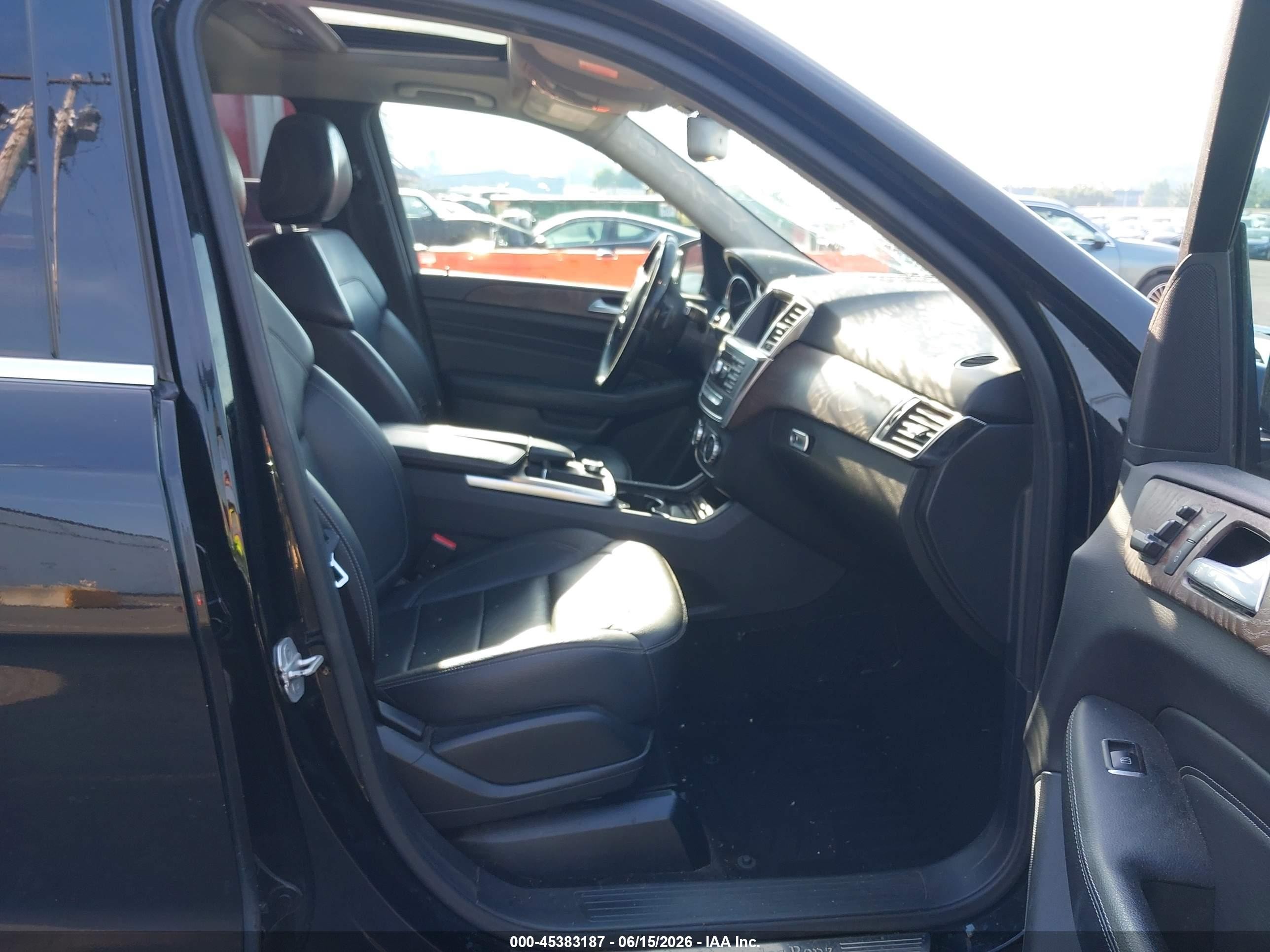 2015 Mercedes-benz Ml 350 4matic Black vin: 4JGDA5HB8FA616416