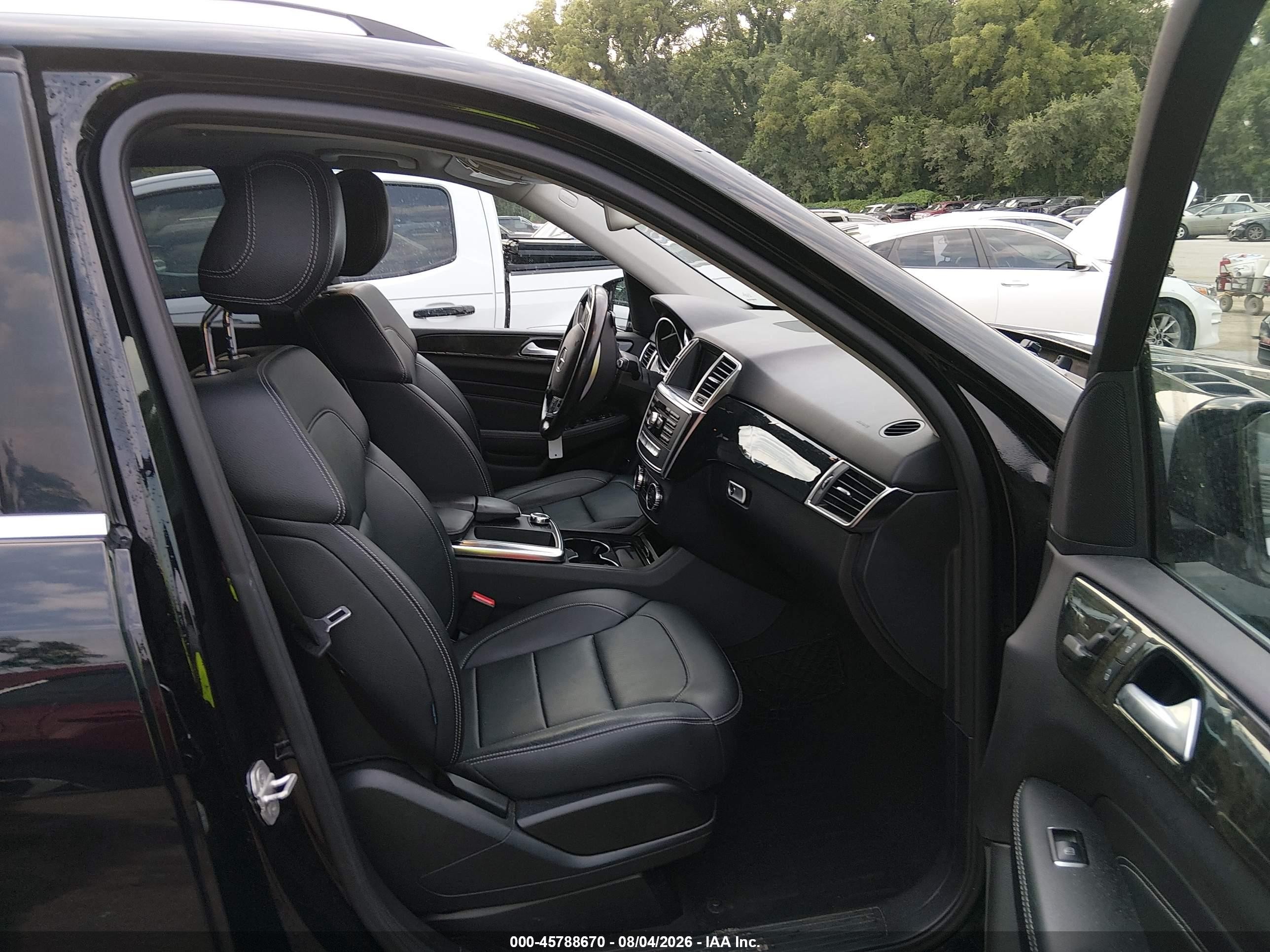 2015 Mercedes-benz Ml 350 4matic Черный vin: 4JGDA5HB8FA617436