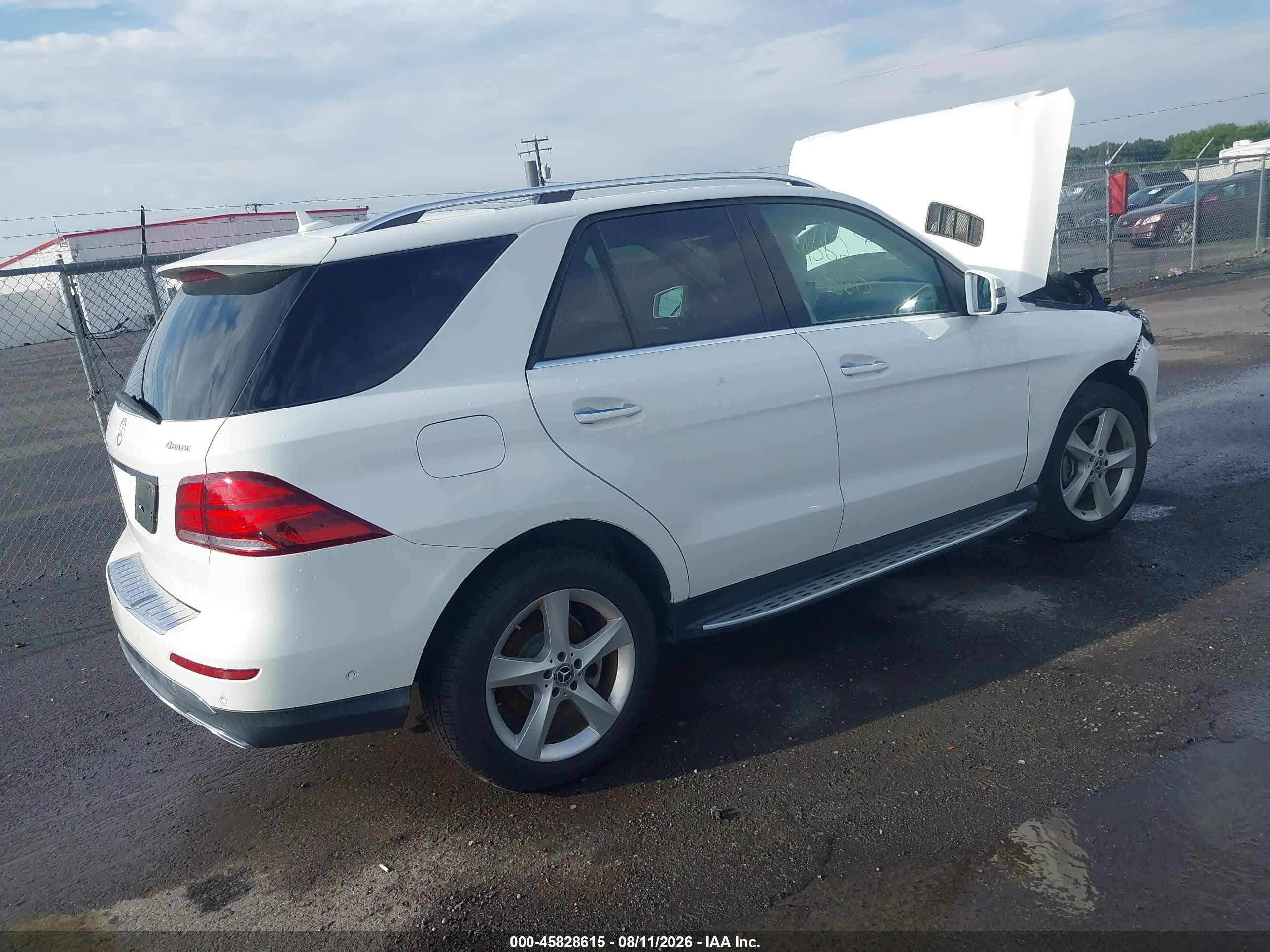 2018 Mercedes-benz Gle 350 4matic White vin: 4JGDA5HB8JB036859