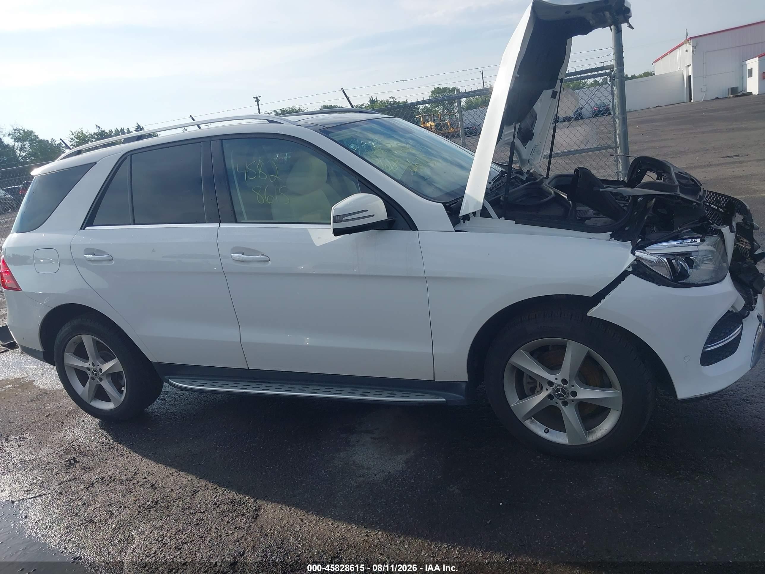 2018 Mercedes-benz Gle 350 4matic White vin: 4JGDA5HB8JB036859