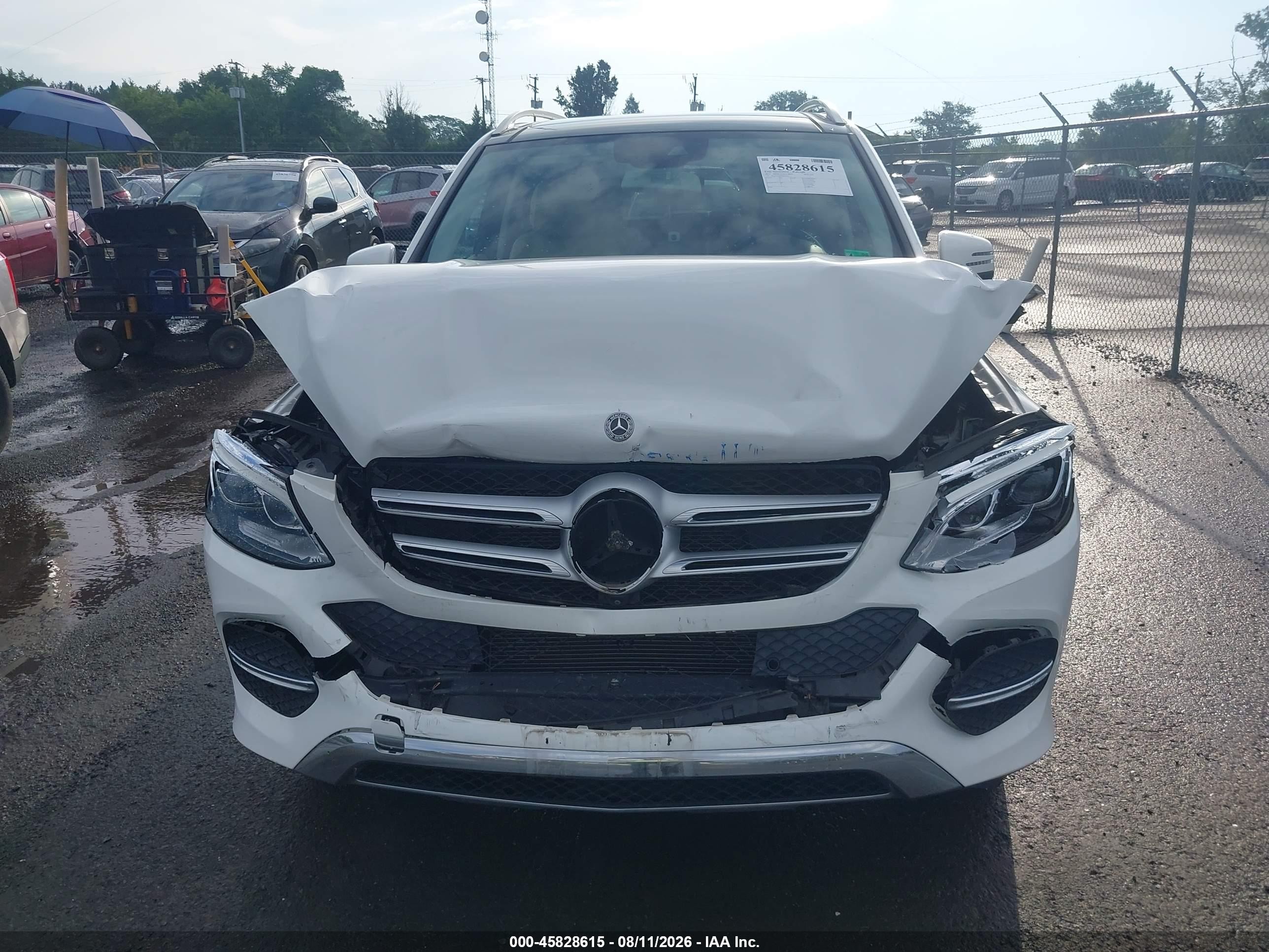 2018 Mercedes-benz Gle 350 4matic White vin: 4JGDA5HB8JB036859