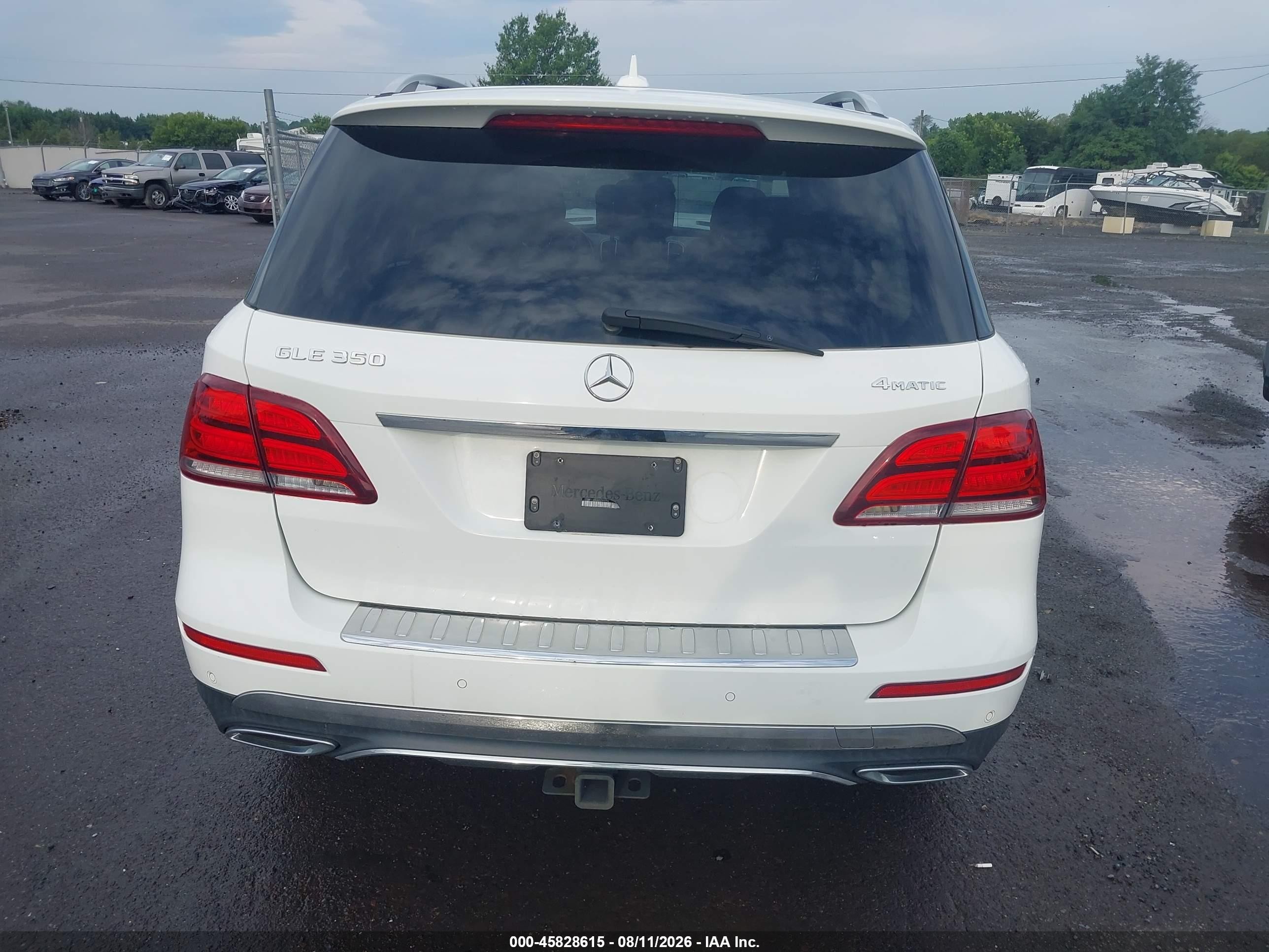 2018 Mercedes-benz Gle 350 4matic White vin: 4JGDA5HB8JB036859