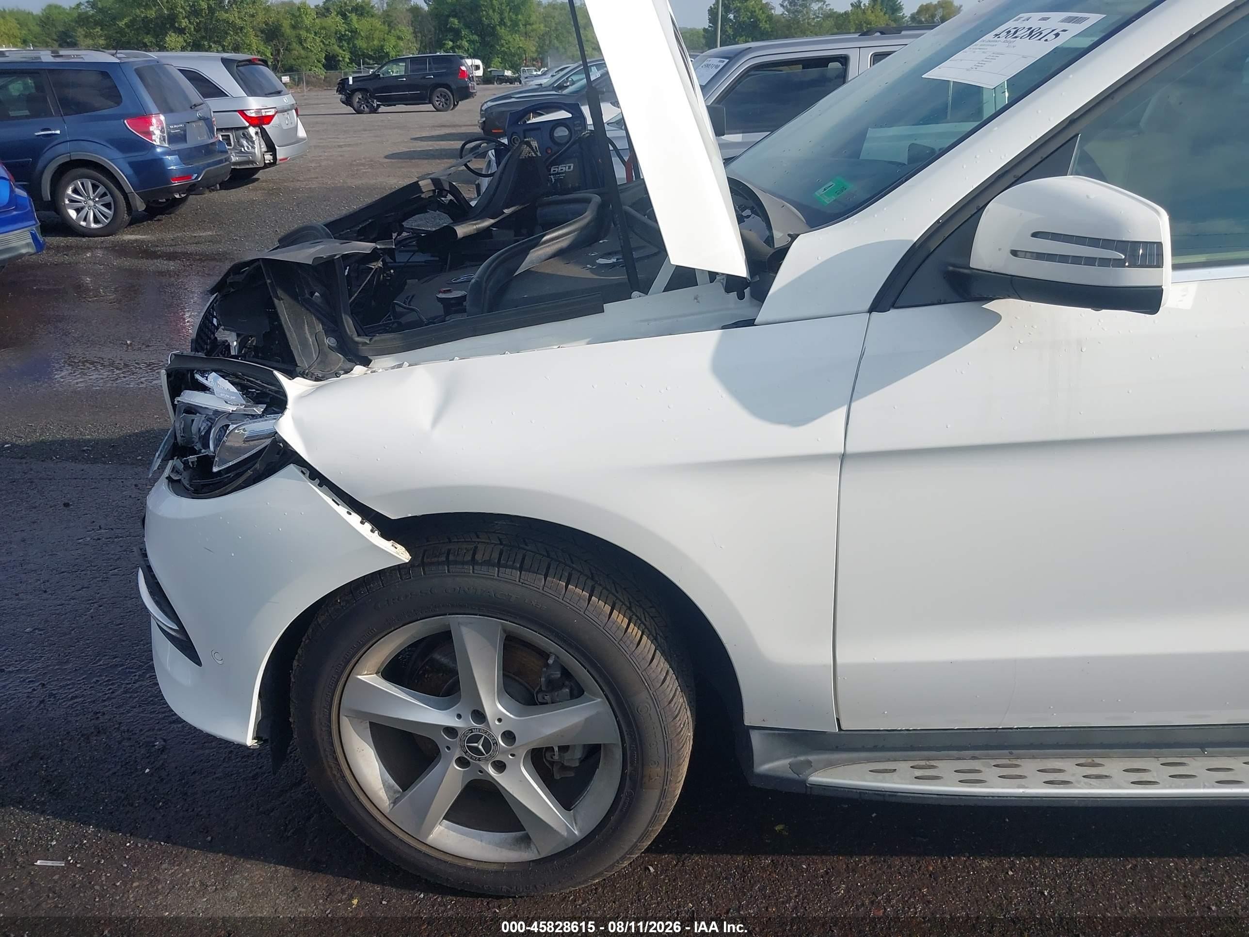 2018 Mercedes-benz Gle 350 4matic White vin: 4JGDA5HB8JB036859