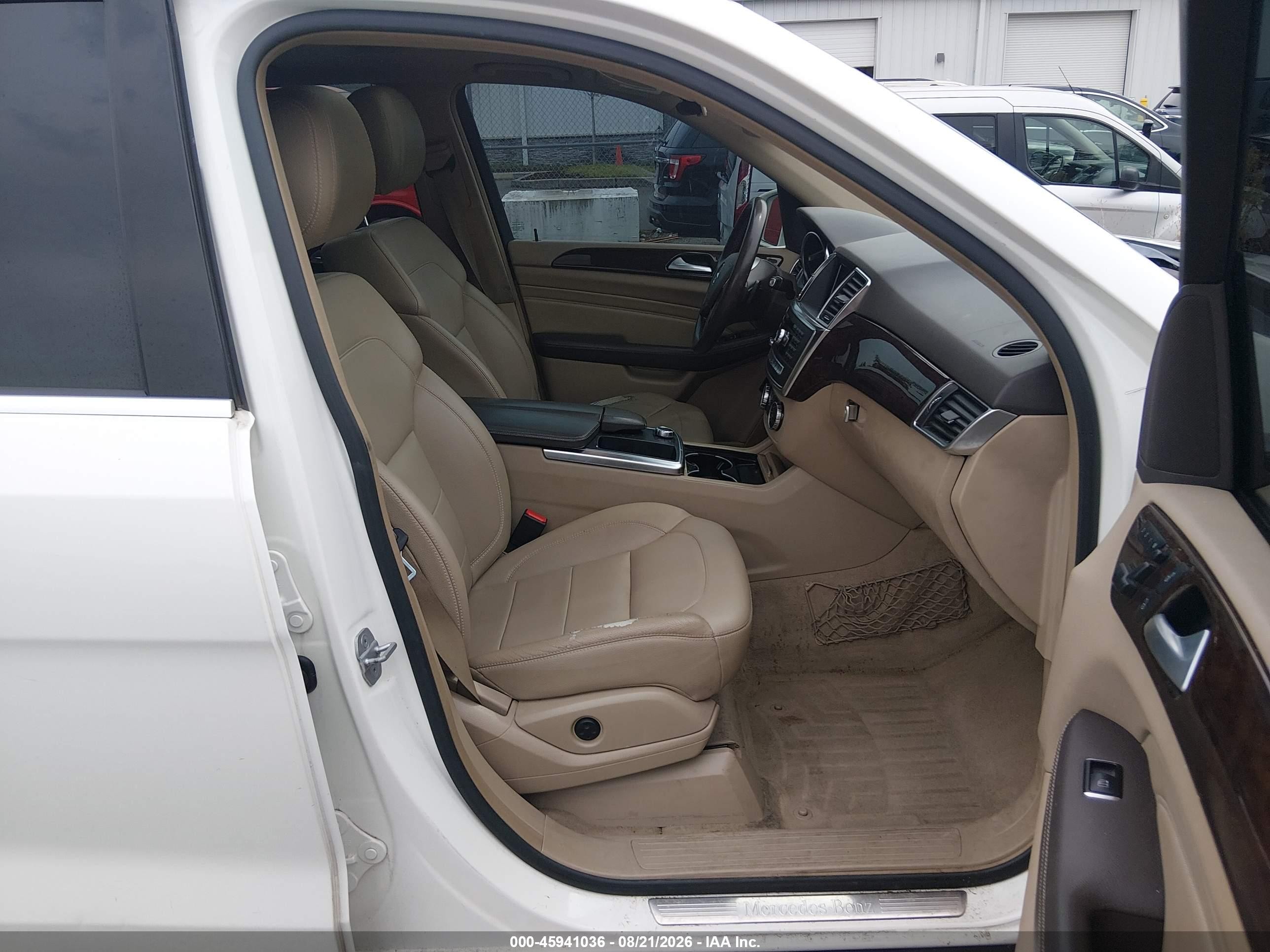 2012 Mercedes-benz Ml 350 4matic White vin: 4JGDA5HB9CA009968