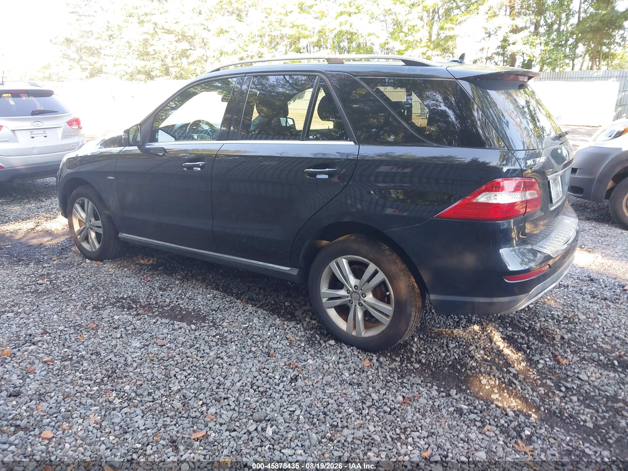 2012 Mercedes-benz Ml 350 4matic Black vin: 4JGDA5HB9CA010053