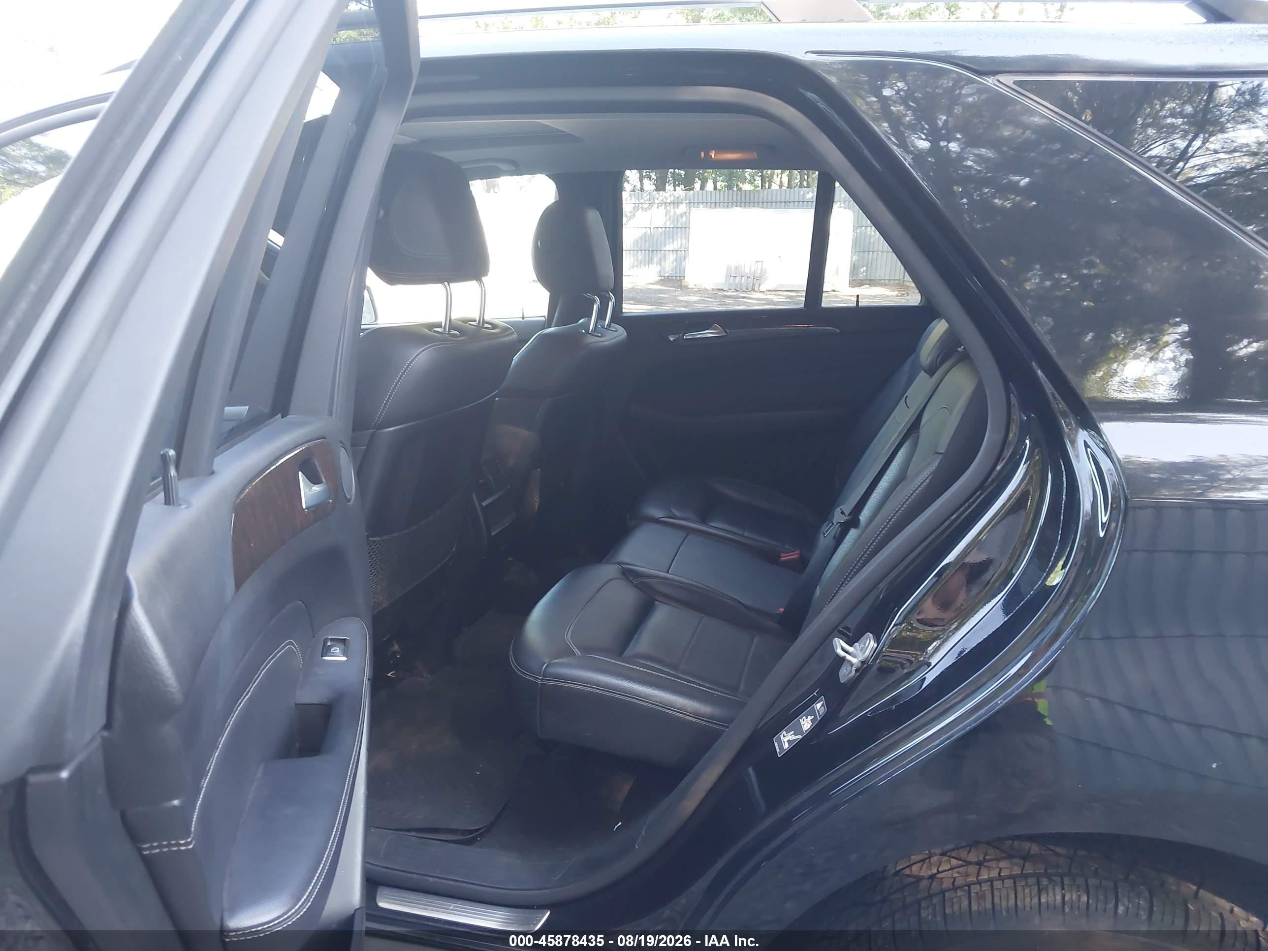 2012 Mercedes-benz Ml 350 4matic Black vin: 4JGDA5HB9CA010053