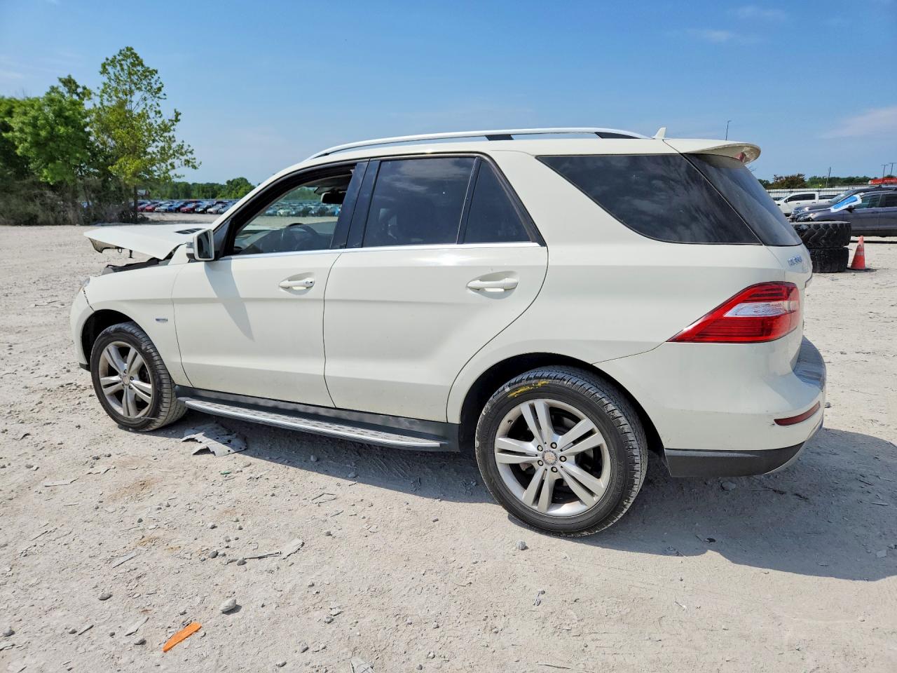 2012 Mercedes-benz Ml 350 4matic White vin: 4JGDA5HB9CA020887