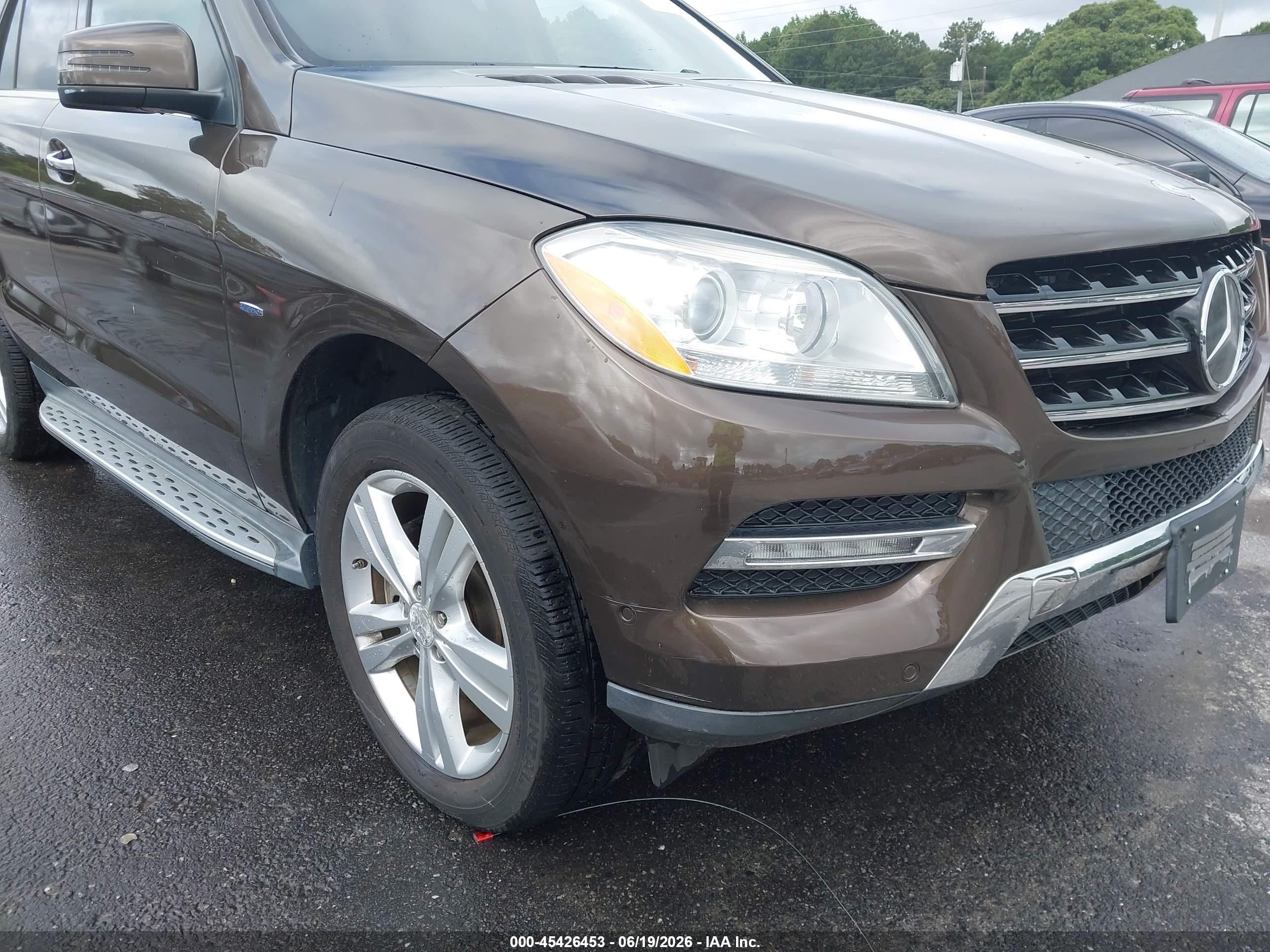 2012 Mercedes-benz Ml 350 4matic Коричневый vin: 4JGDA5HB9CA023319