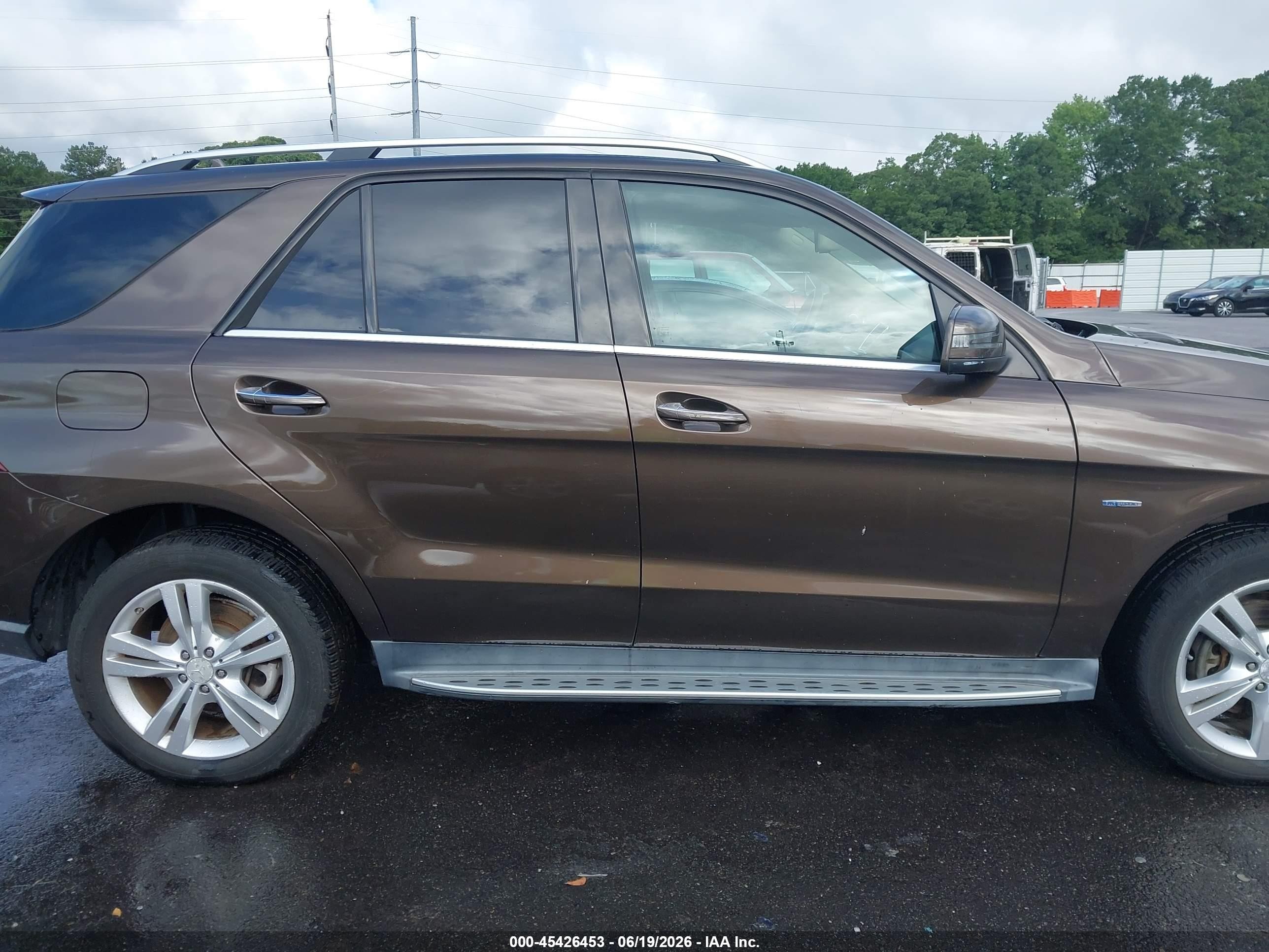 2012 Mercedes-benz Ml 350 4matic Коричневый vin: 4JGDA5HB9CA023319